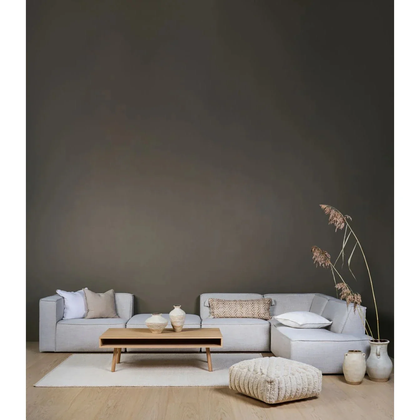 Isa, Forms & Objects, Modulsofa Äpen ende hÞyre natur - 134x93x73 cm - Image 3
