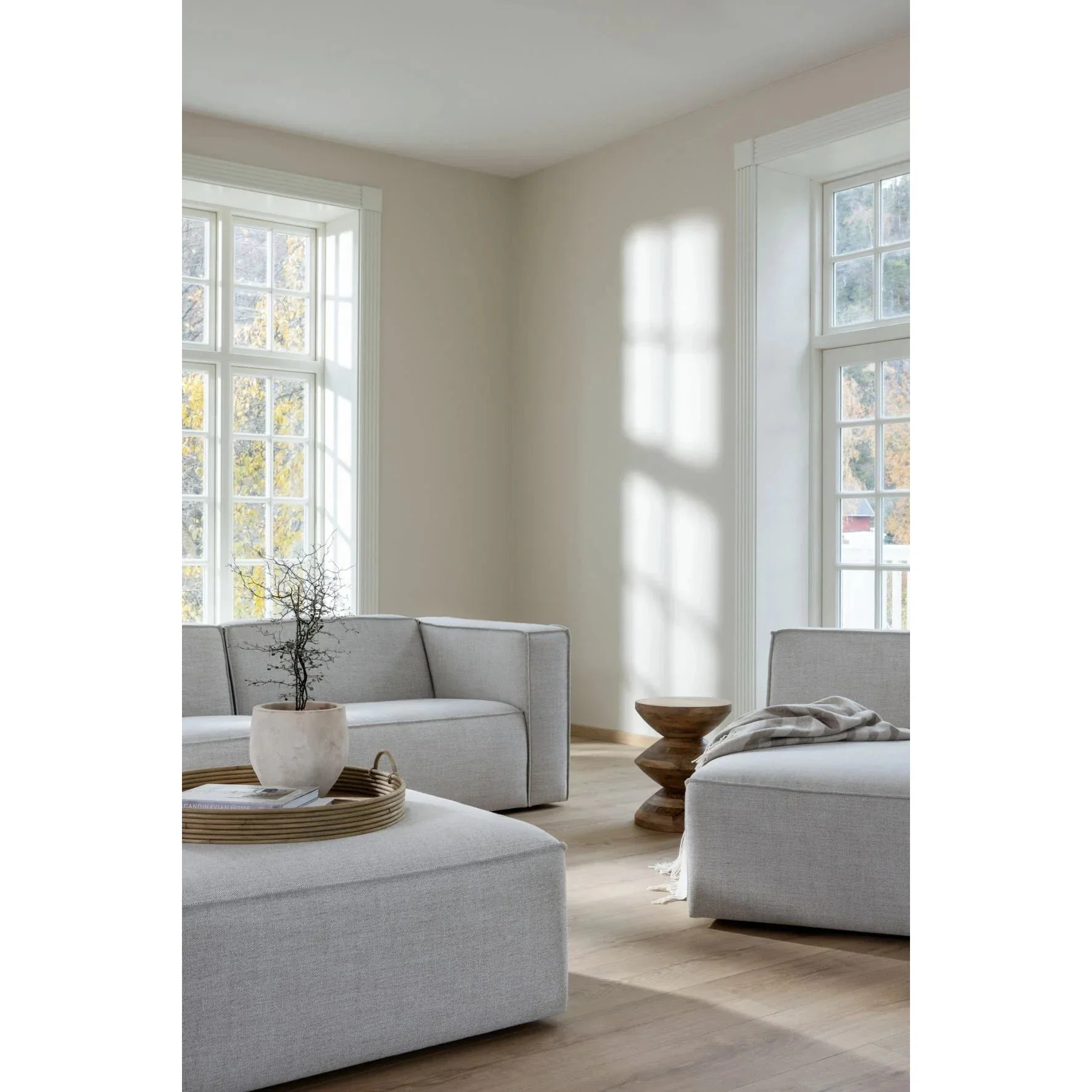 Isa, Forms & Objects, Modulsofa Äpen ende hÞyre natur - 134x93x73 cm - Image 5
