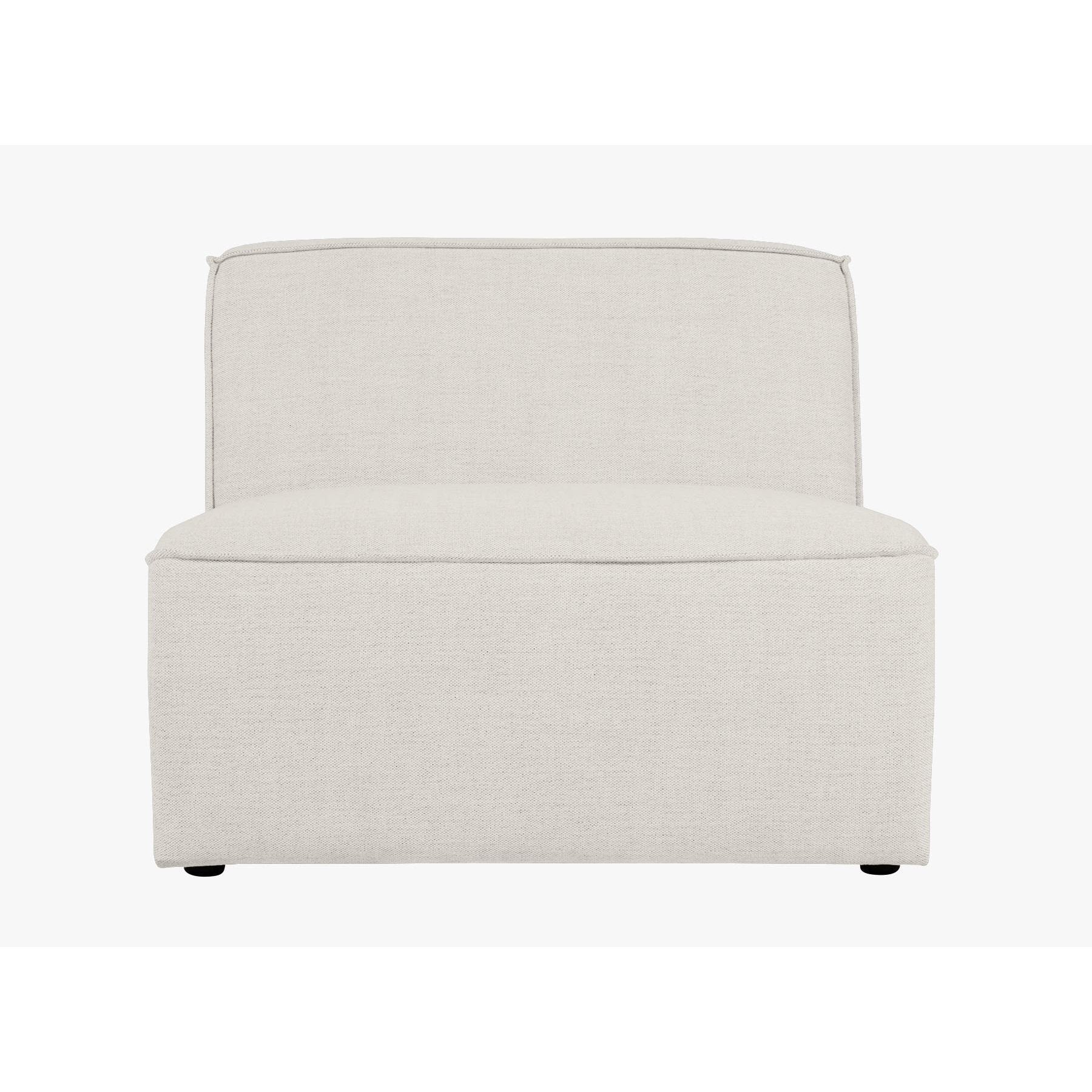 Isa Modulsofa 1,5 seter uten armlener, natur, 90x93x73 cm fra Kid