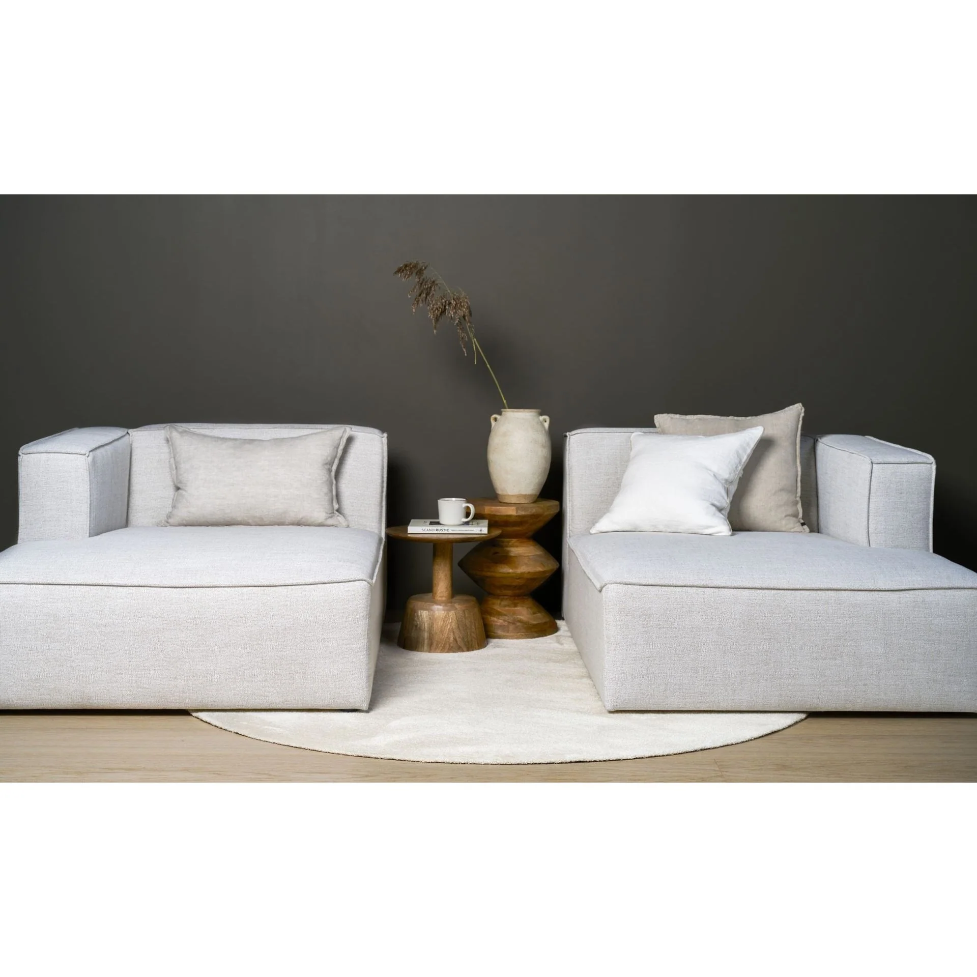 Isa Modulsofa sjeselong venstre natur - 114x154x73 cm fra Kid - Image 4