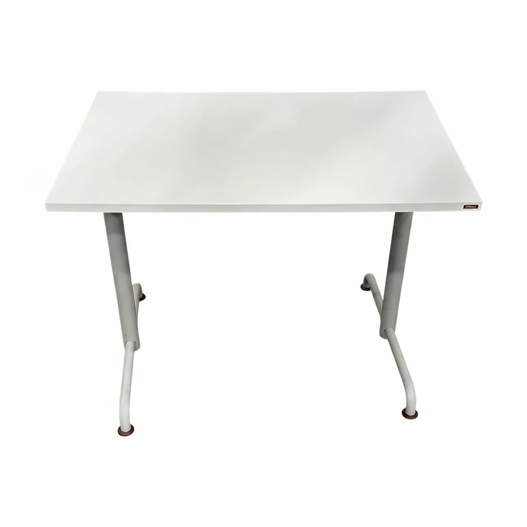 ISKU skrivebord, hvit, 100x70 cm