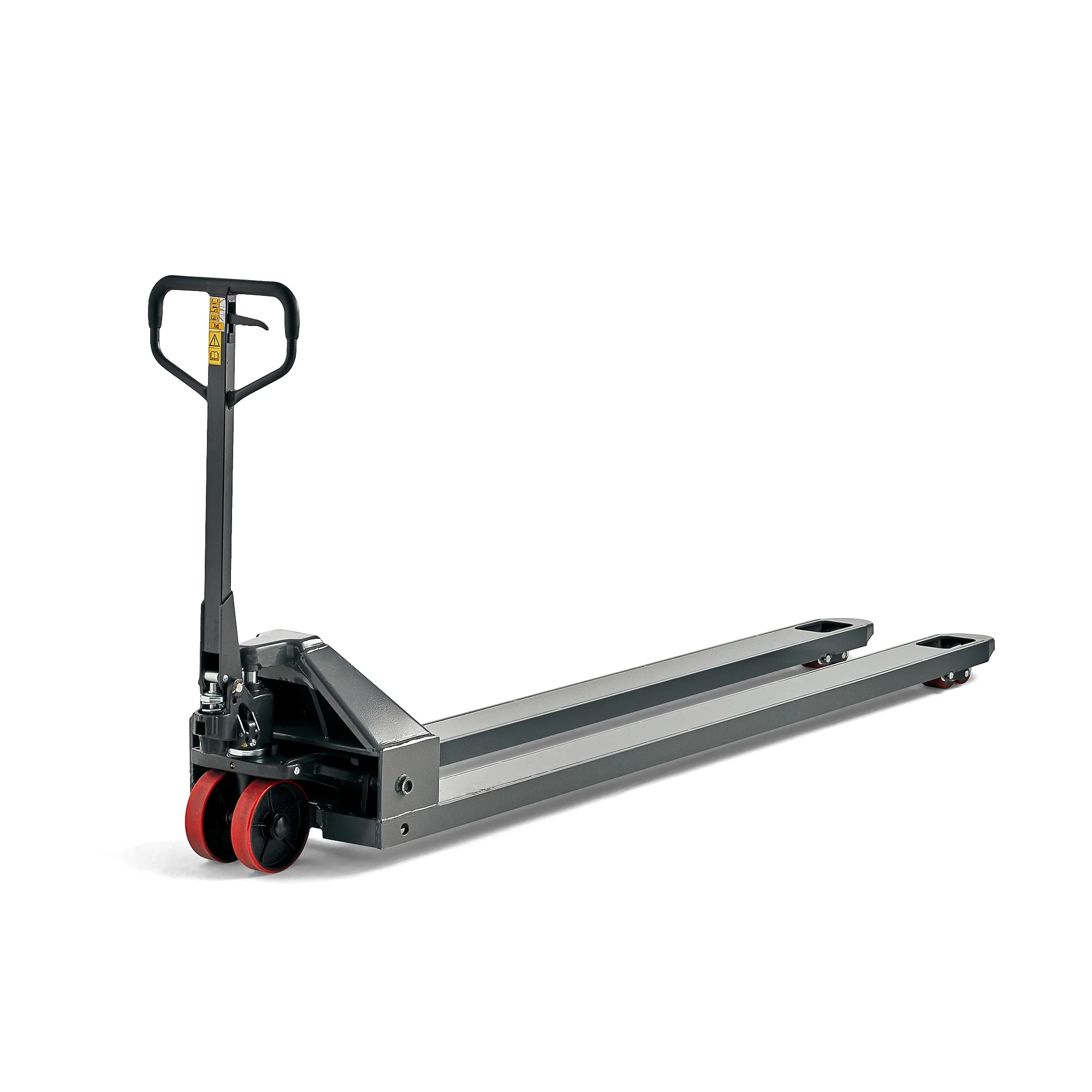 Jekketralle BOOST med hurtigløft, 2000 kg, 2500 mm, boggie/polyuretan, grå