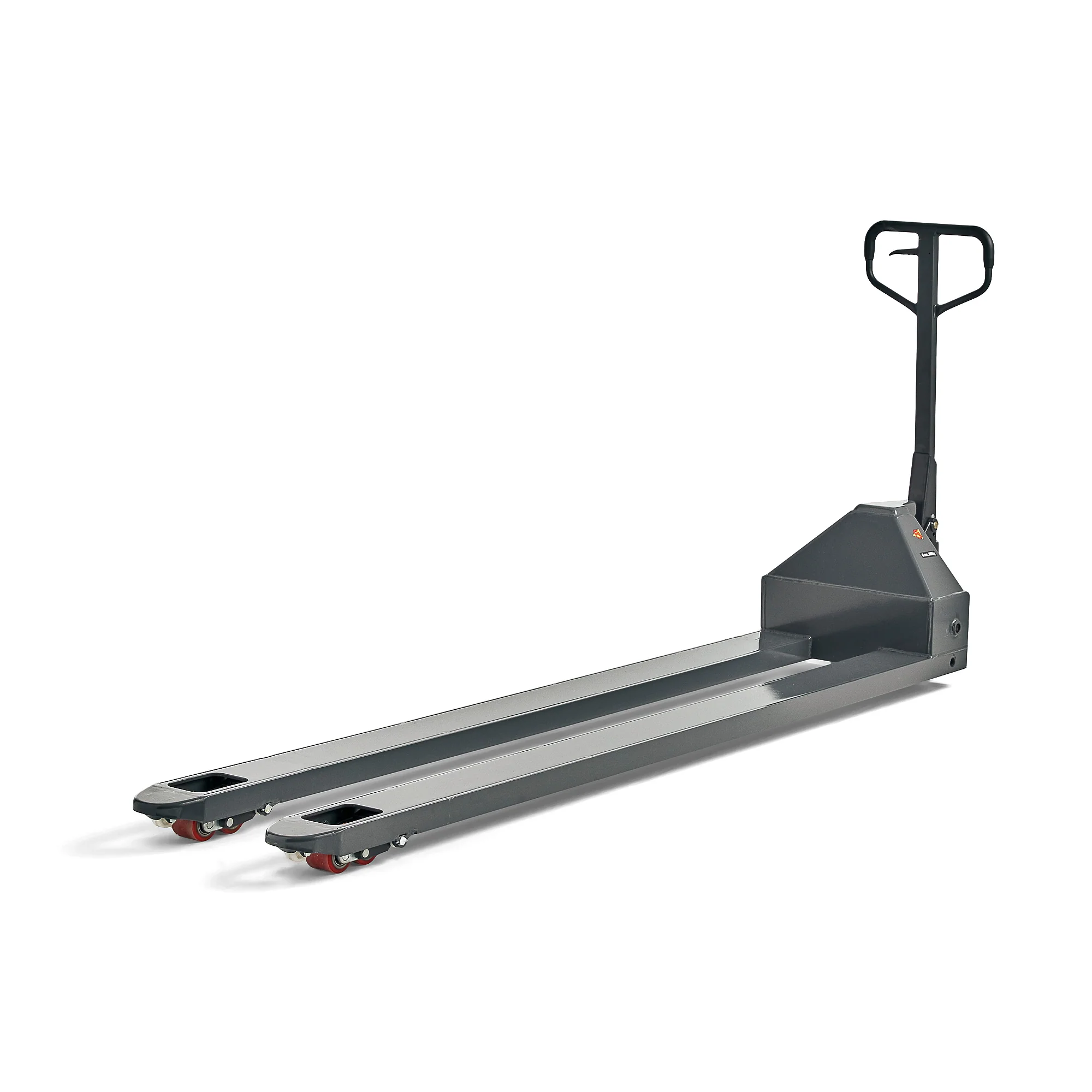 Jekketralle BOOST med hurtigløft, 2000 kg, 2500 mm, boggie/polyuretan, grå - Image 3