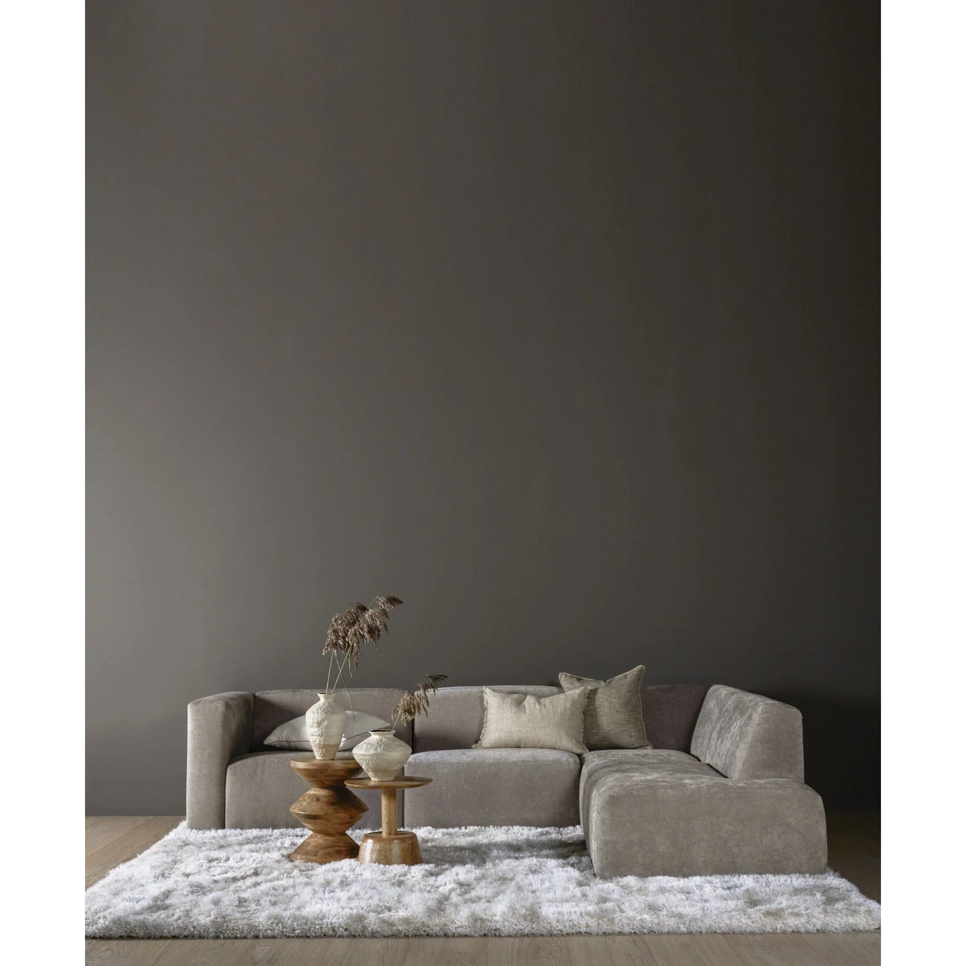 Juno Modulsofa åpen ende høyre grå - 134x93x73 cm fra Kid - Image 6