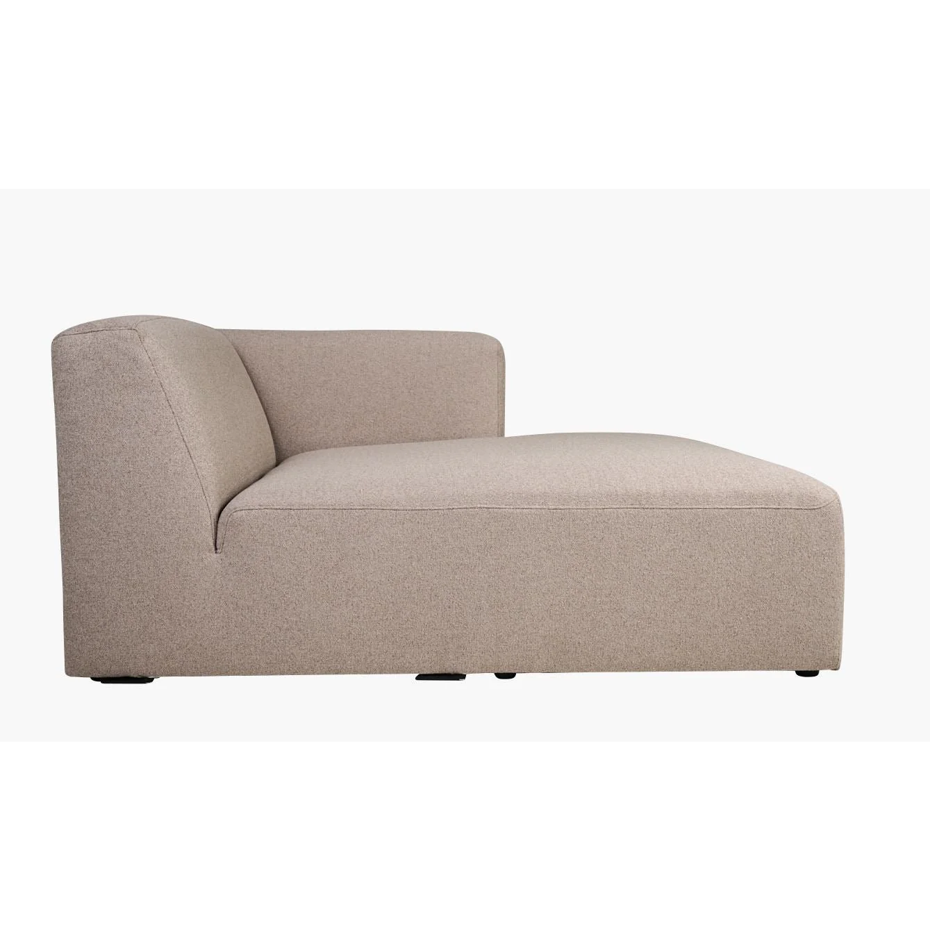 Juno Modulsofa sjeselong høyre beige - 114x154x73 cm fra Kid - Image 3