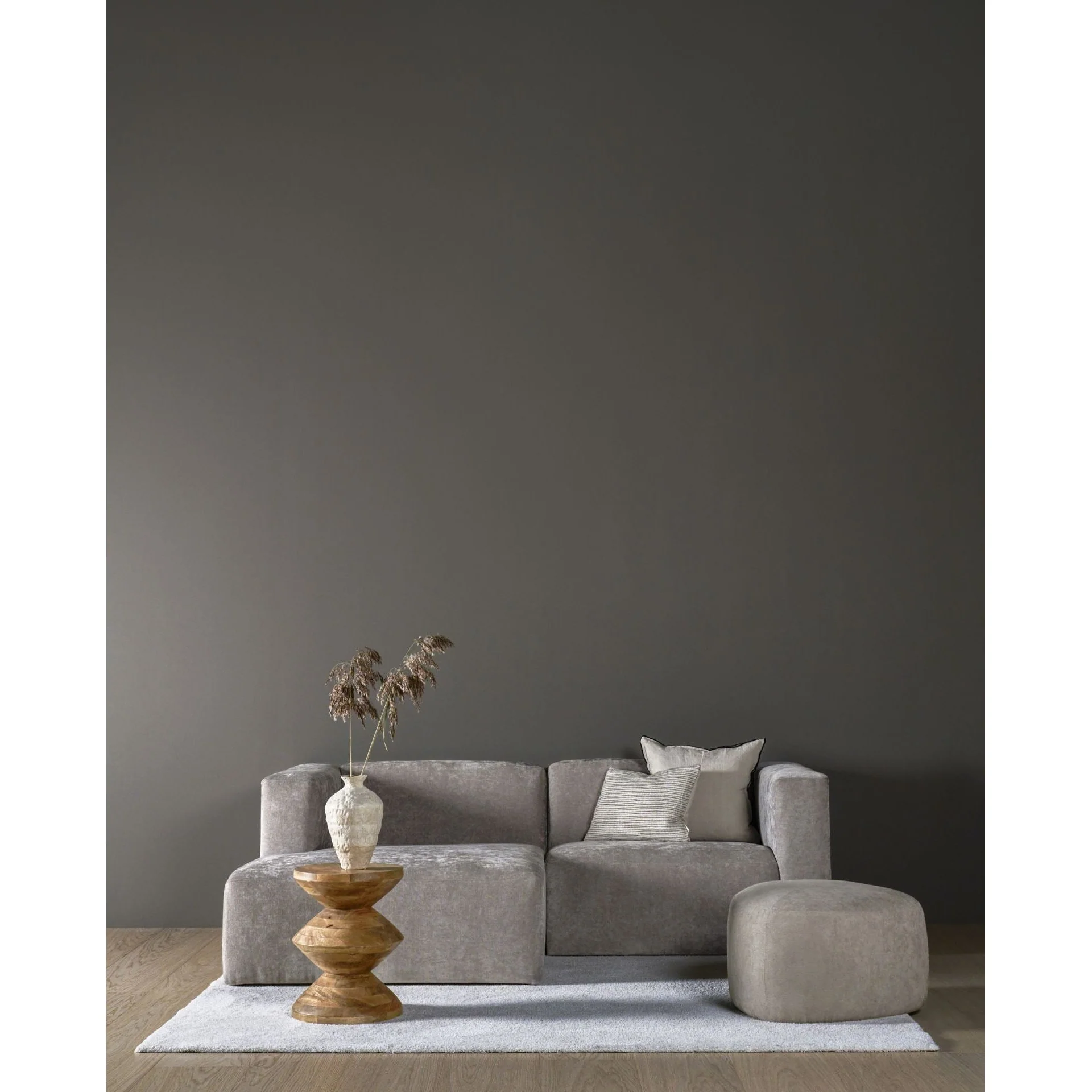 Juno Modulsofa sjeselong venstre grå - 114x154x73 cm fra Kid - Image 2