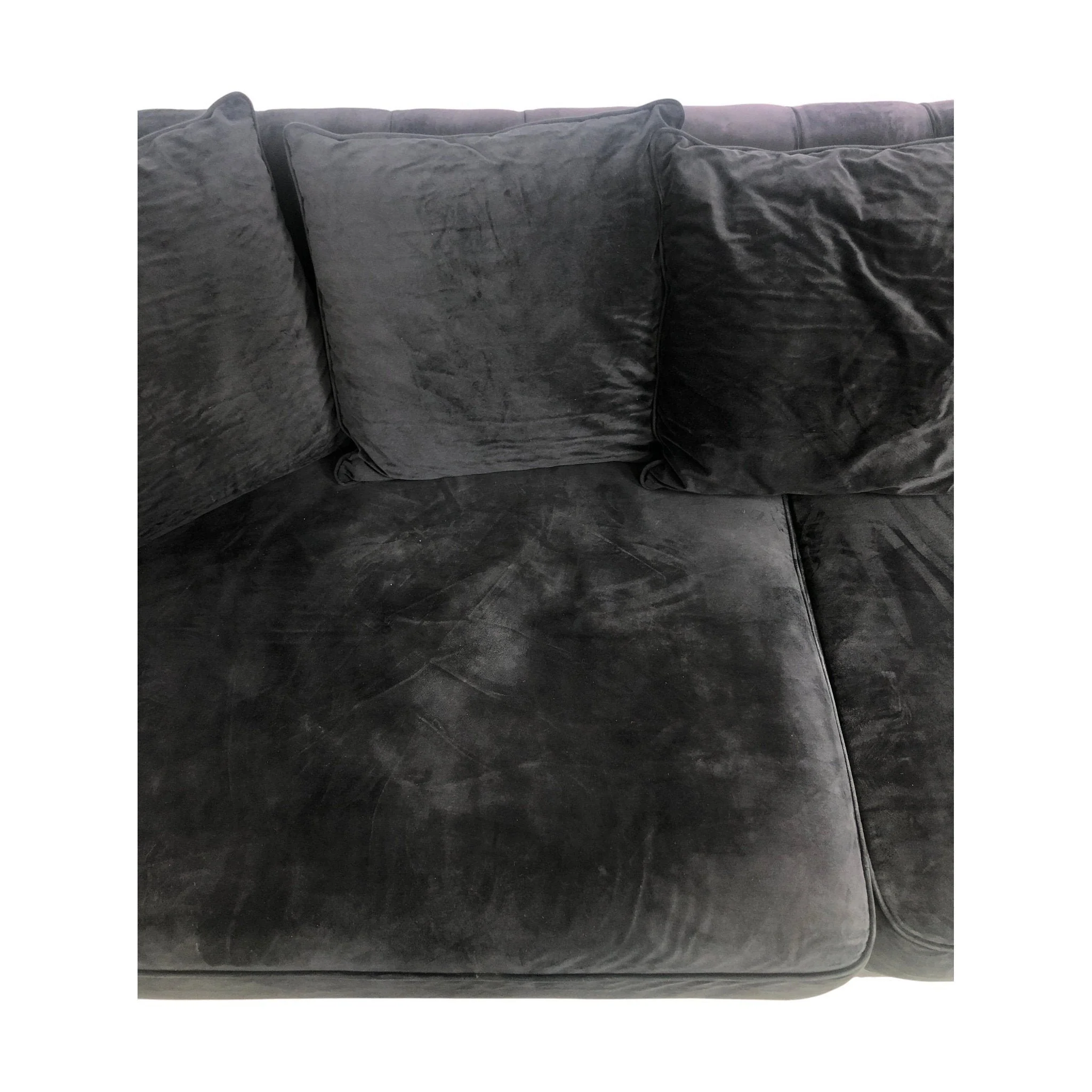Kingston 3-seter sofa fra A-Møbler, velour - Image 3