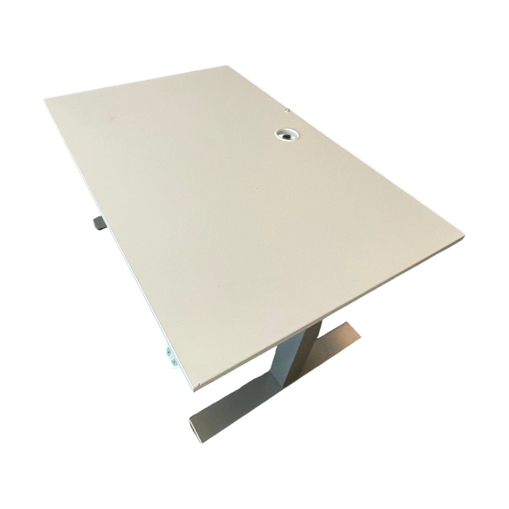 Kinnarps elektrisk hev/senk skrivebord, hvit laminat, 120x80 cm - Image 6