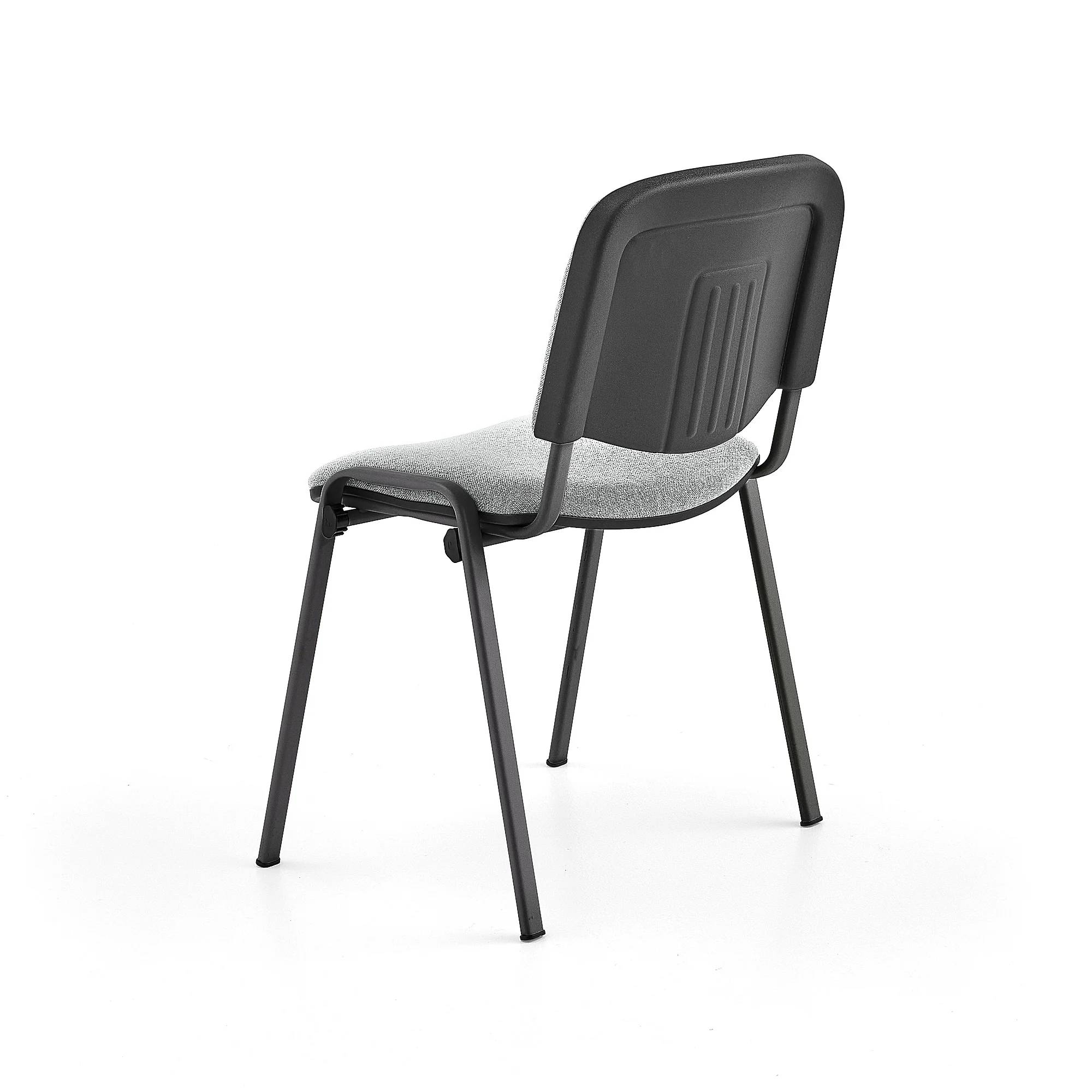 Konferansestol NELSON, 4-pk., lys grÄ/svart - Image 3