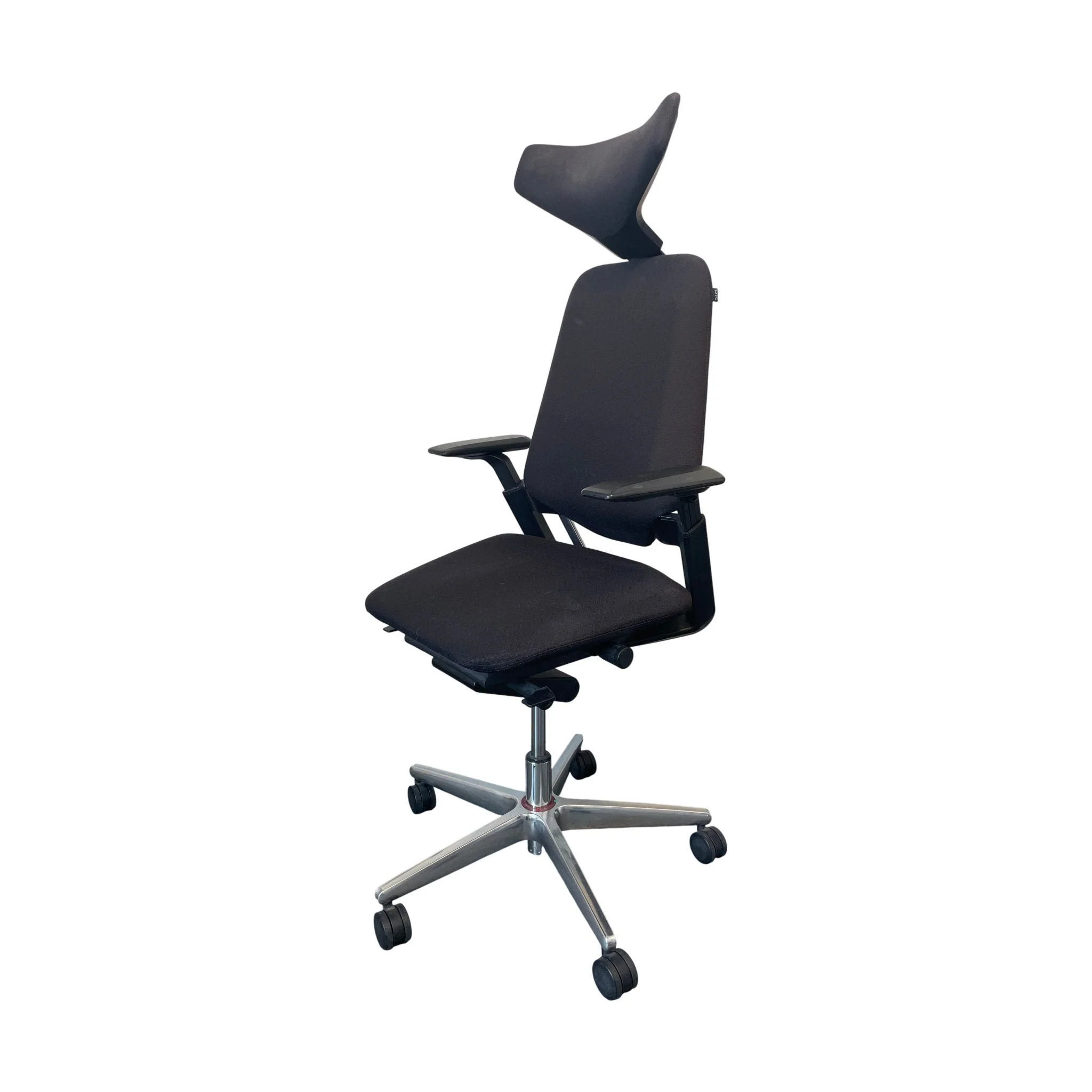 Kontorstol SAVO S3, svart stoff - Image 2