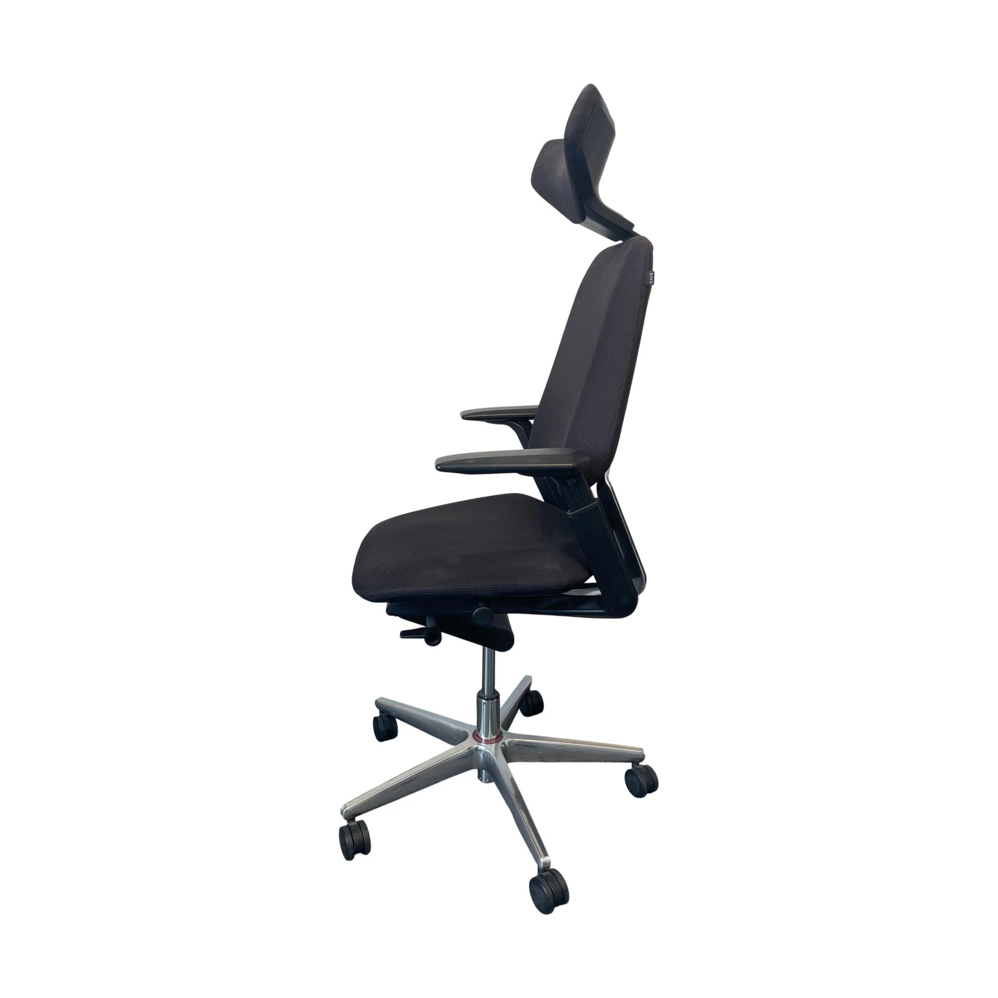 Kontorstol SAVO S3, svart stoff - Image 3
