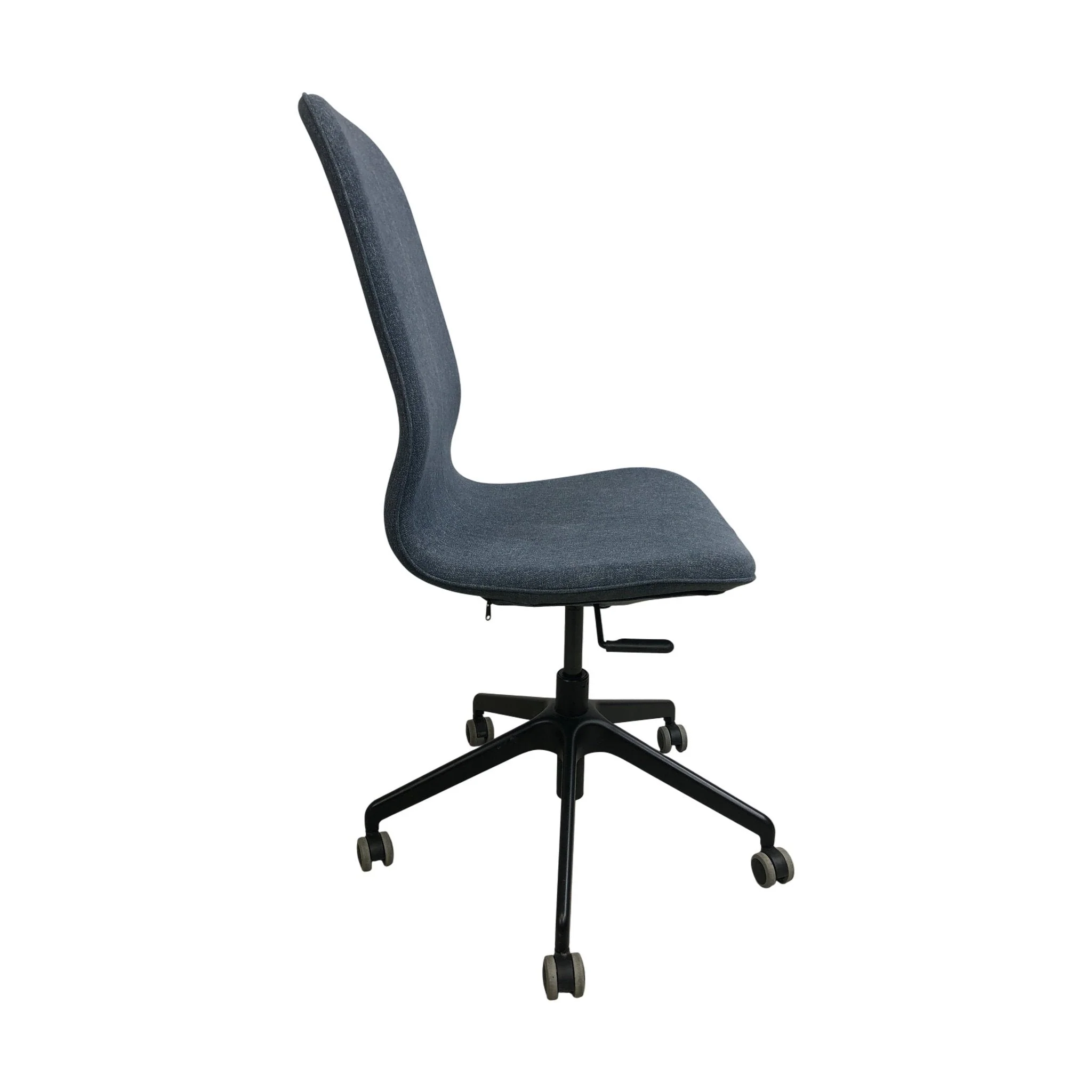 Langfjäll kontorstol fra IKEA, blå tekstil - Image 3