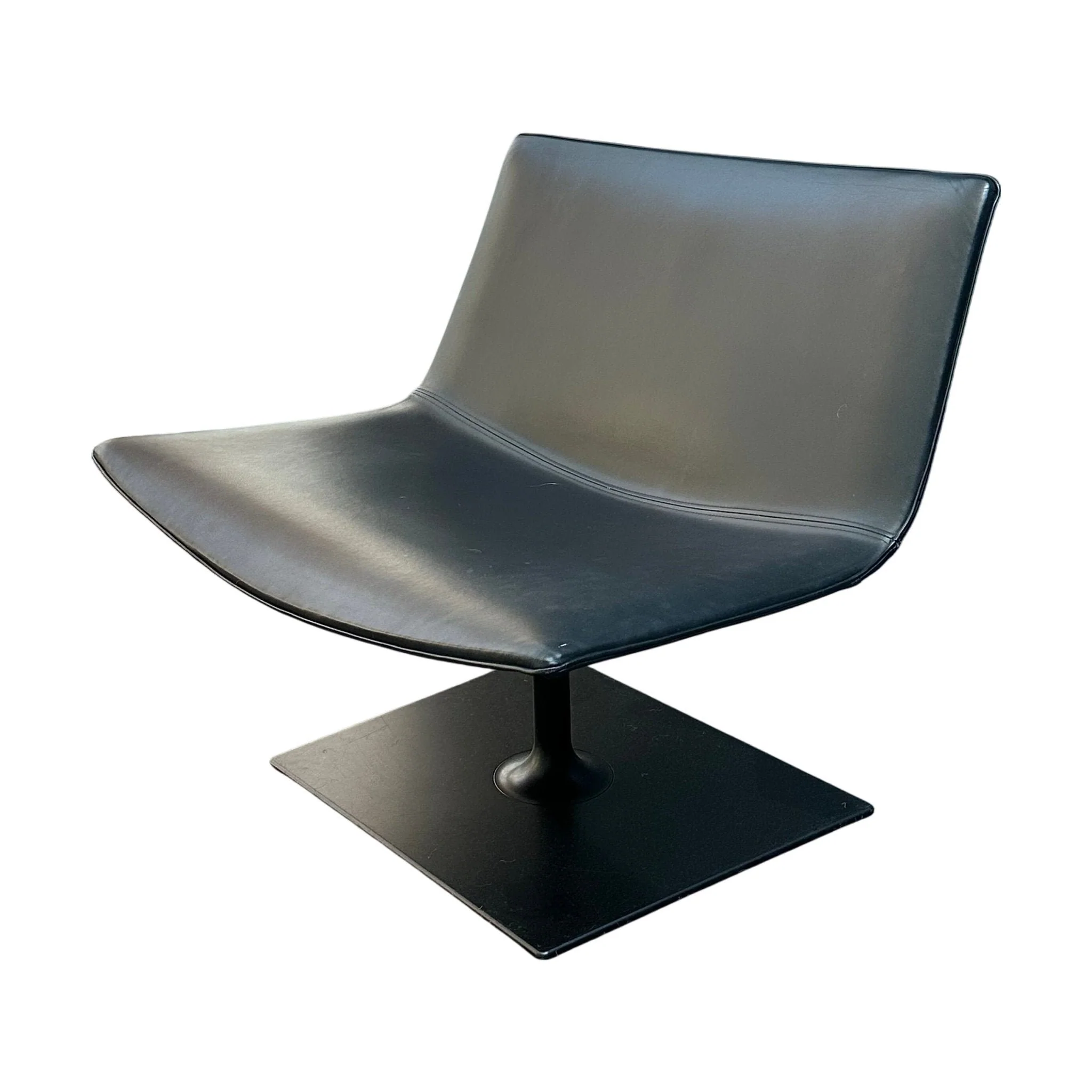 Lenestol fra Arper Catifa 80, skinn, moderne design - Image 2