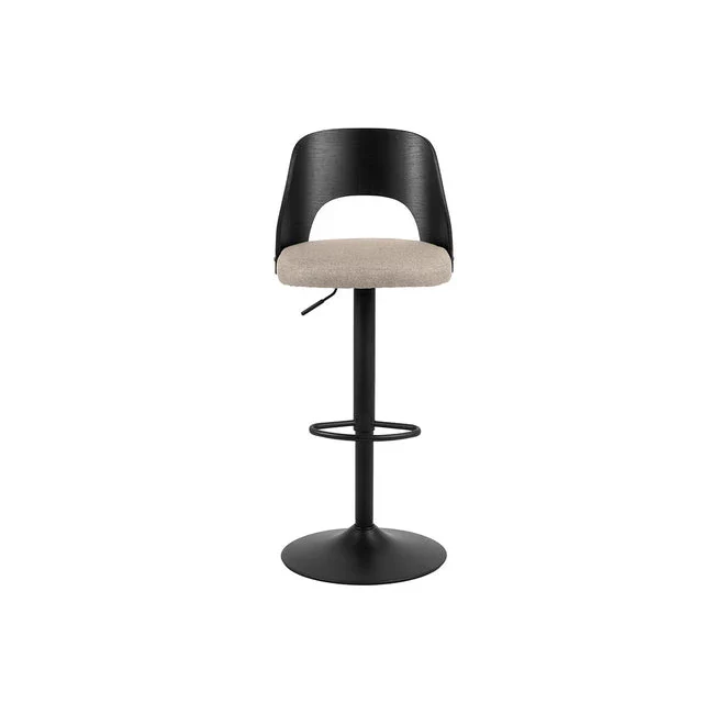 Lucy barstol fra A-Møbler, hvit, B:47 cm, D:51 cm, H:113 cm
