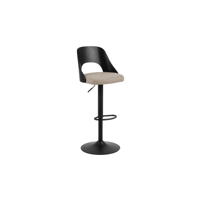Lucy barstol fra A-Møbler, hvit, B:47 cm, D:51 cm, H:113 cm - Image 2