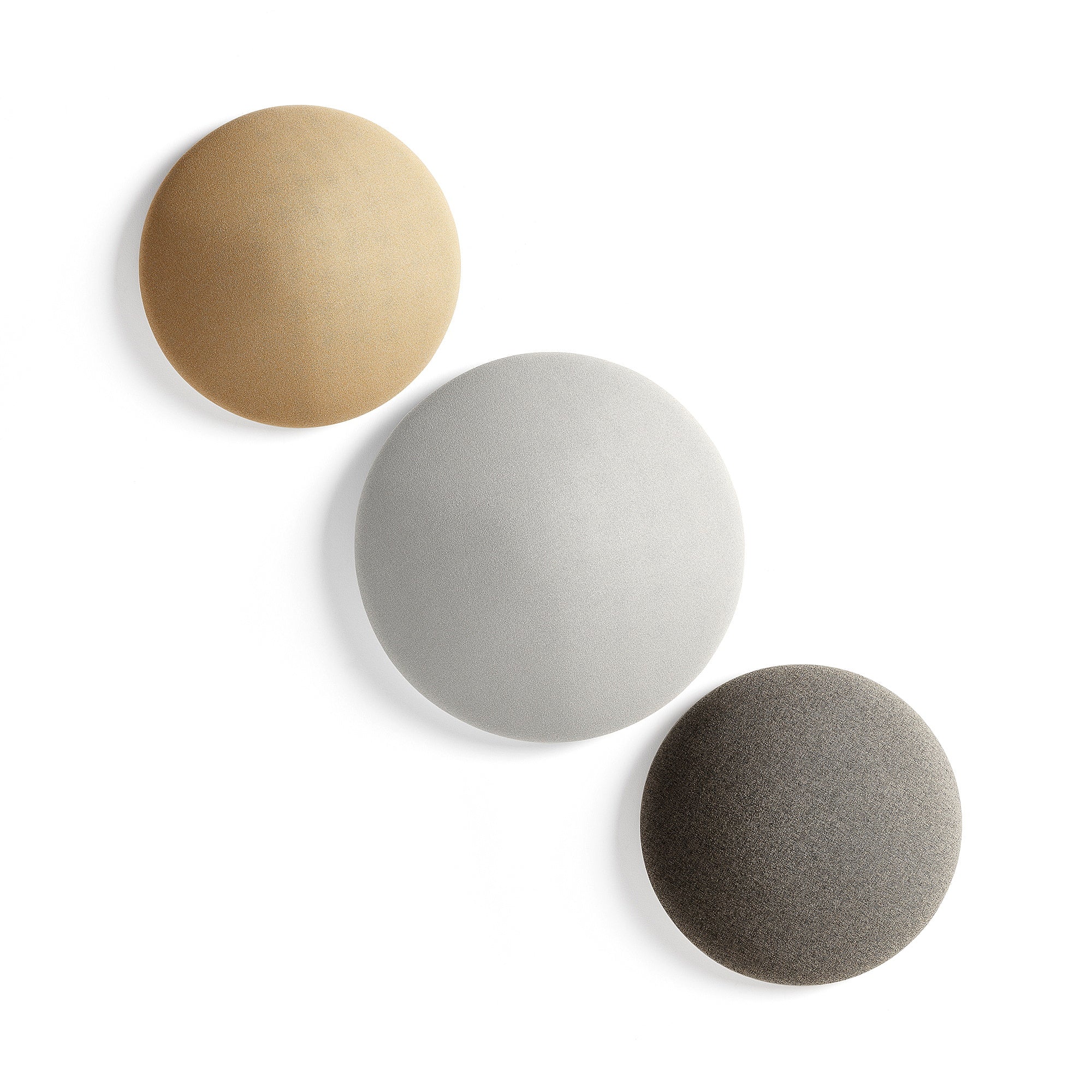 Lydabsorbent POLY, buet sirkel, Ø705 T170 mm, veggmontert, grønn - Image 4