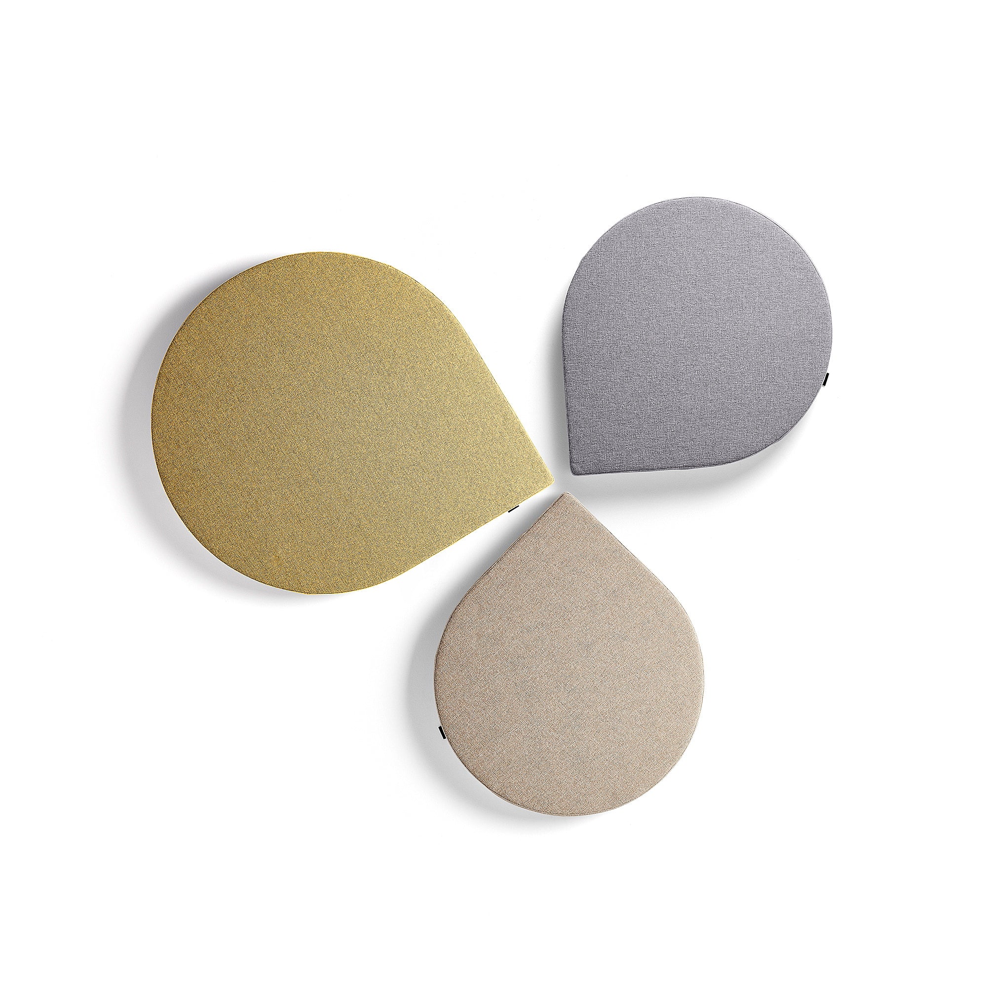Lydabsorbent POLY, dråpe, H725 B600 T56 mm, veggmontert, gul - Image 5
