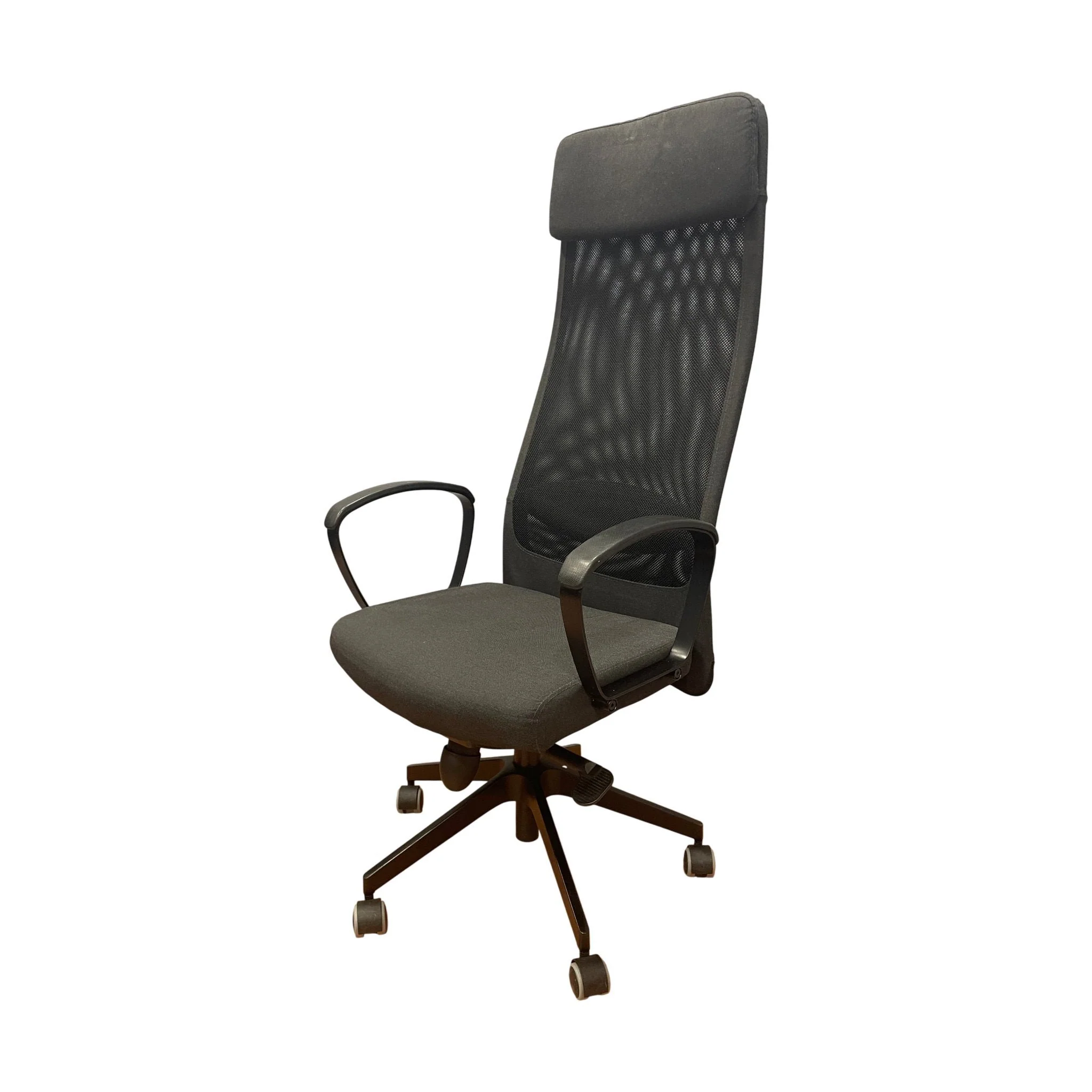 Markus kontorstol fra IKEA, svart stoff - Image 3
