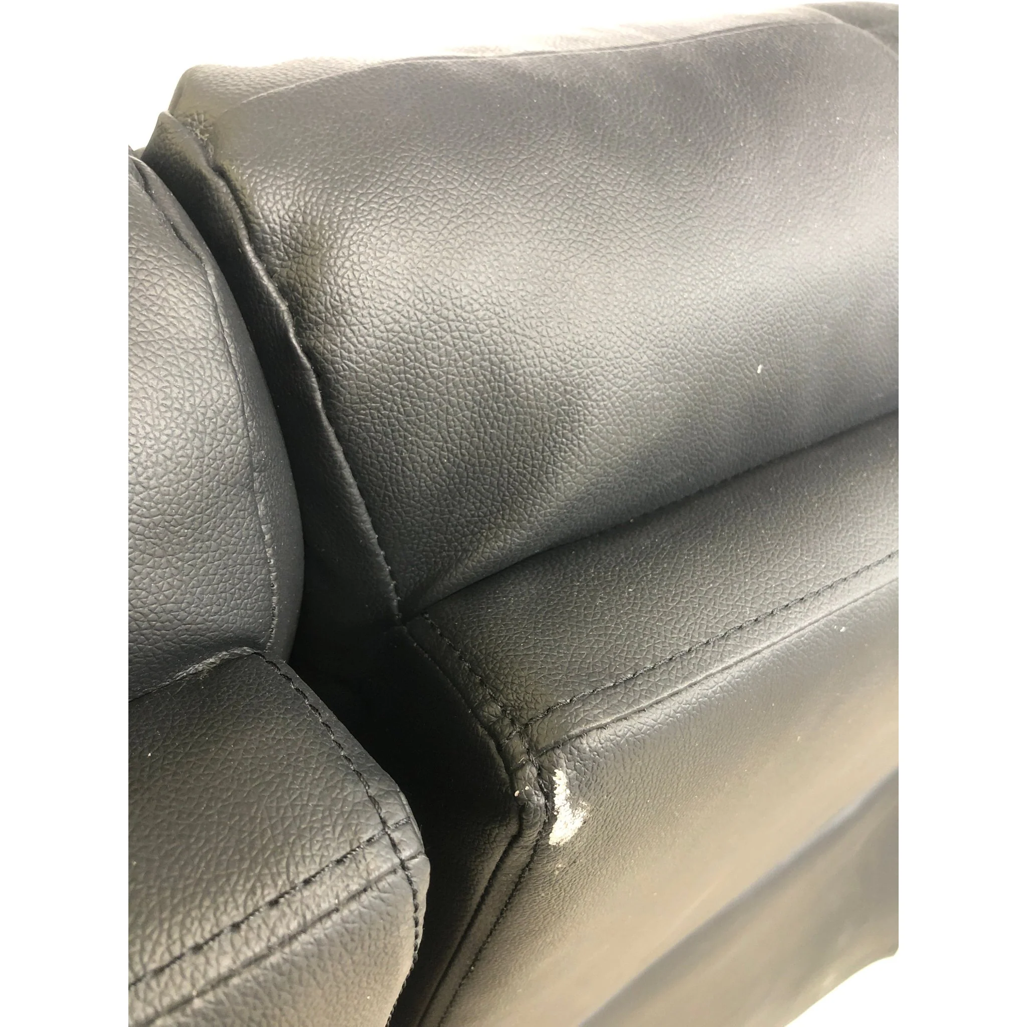 Mayfield 3-seter sofa, sort hud/PVC - Image 7