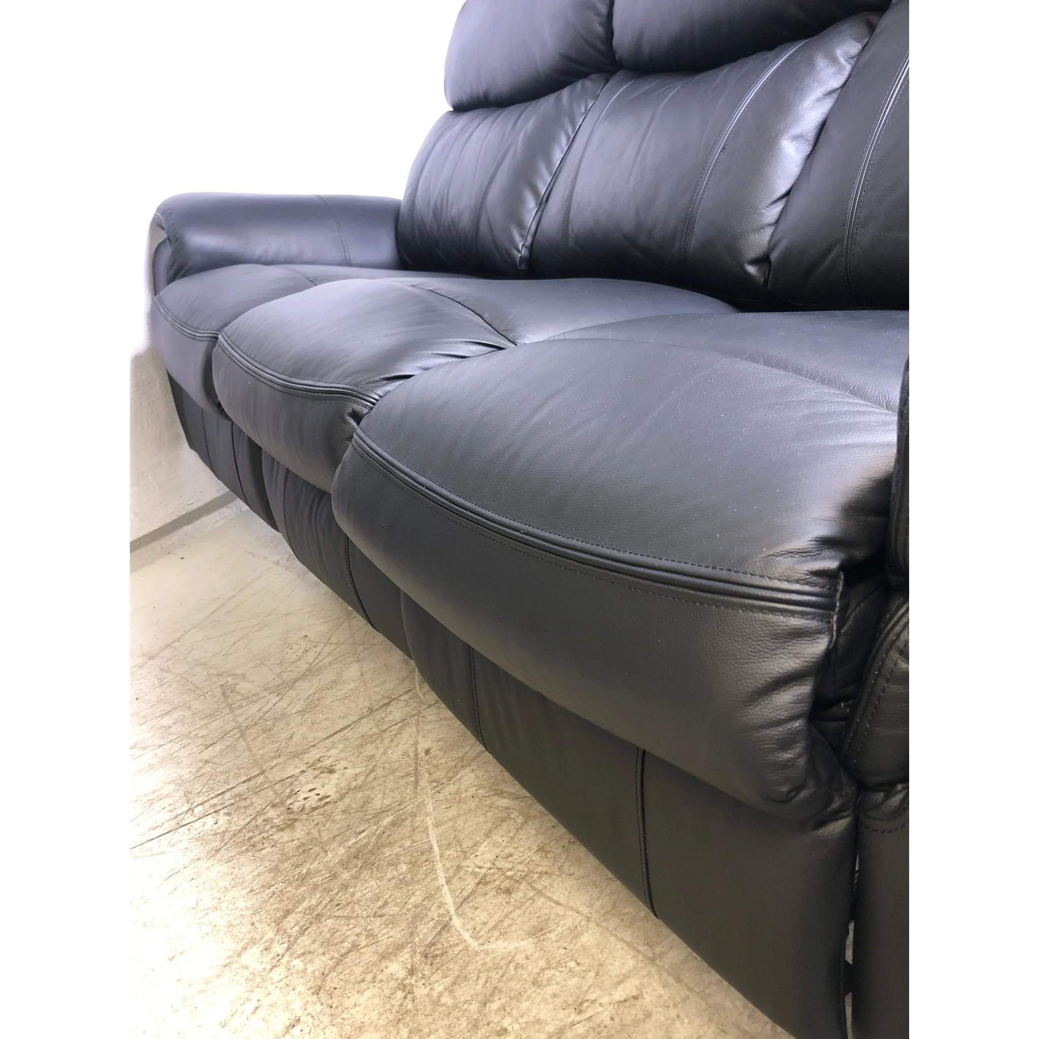Mayfield 3-seter sofa, sort hud/PVC - Image 9