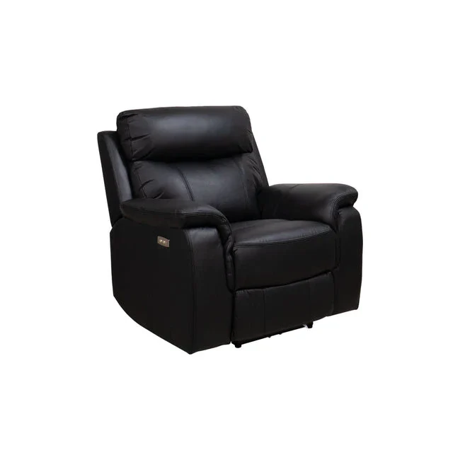 Mayfield recliner-lenestol, sort hud/PVC