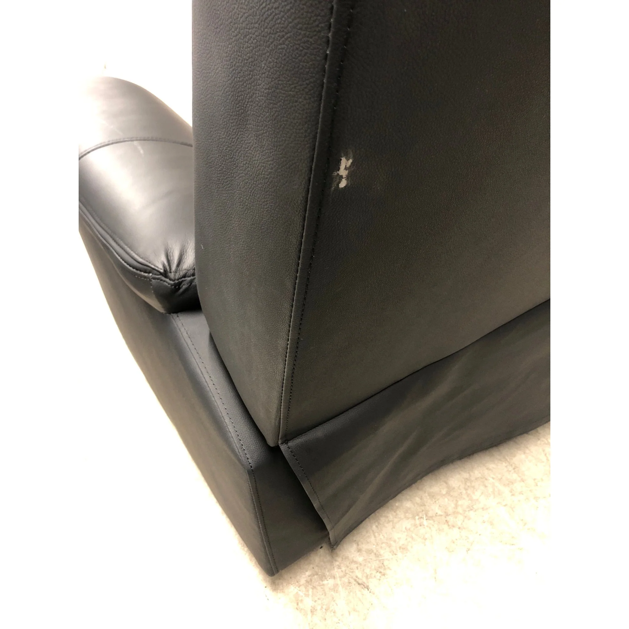 Mayfield recliner-lenestol, sort hud/PVC - Image 2