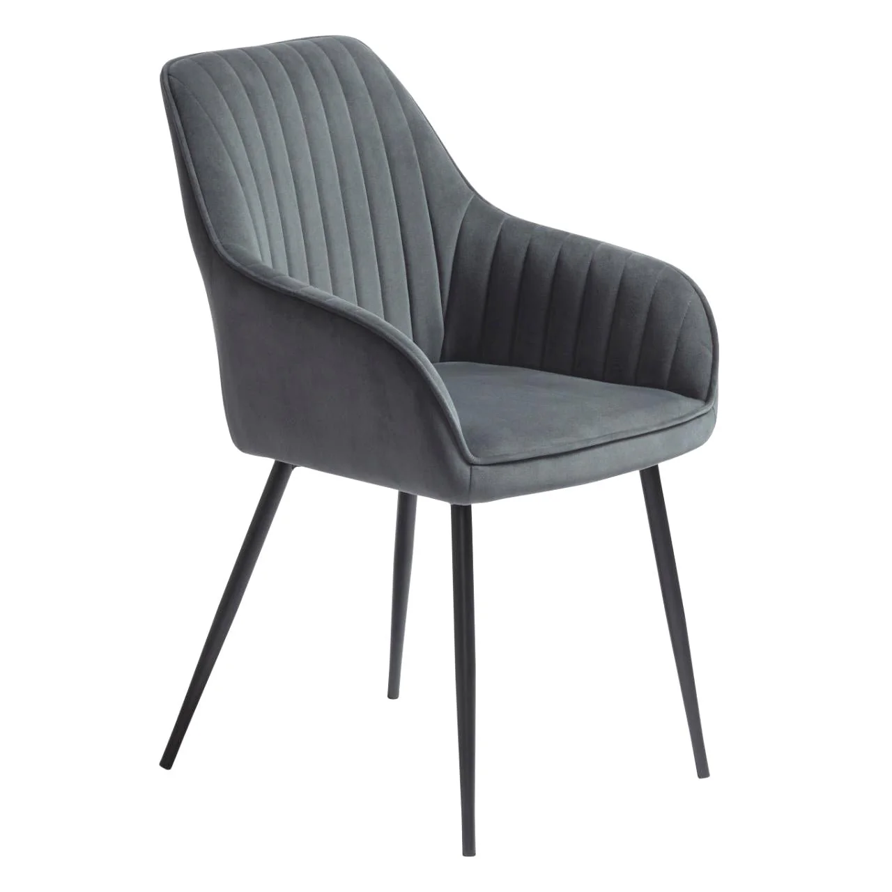 Melfort spisestol fra A-Møbler, L:58 cm, D:59 cm, Velour - Image 2