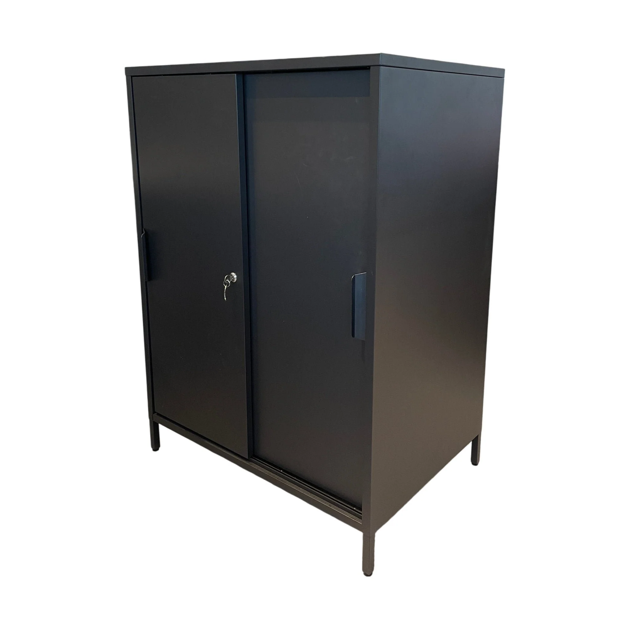 IKEA Trotten skap, svart, 80x55x110 cm - Image 2