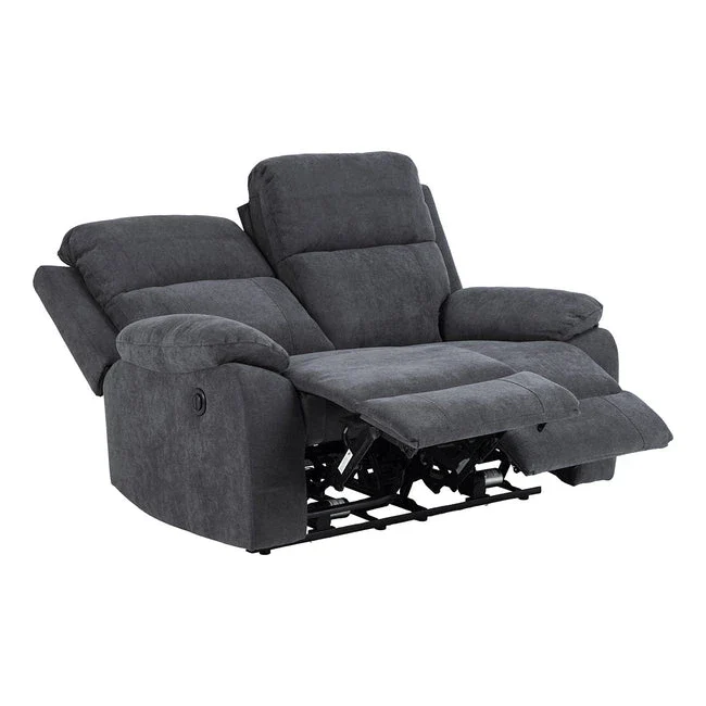 Mora 2-seter recliner-sofa fra A-MÞbler, grÄtt microfiberstoff - Image 2