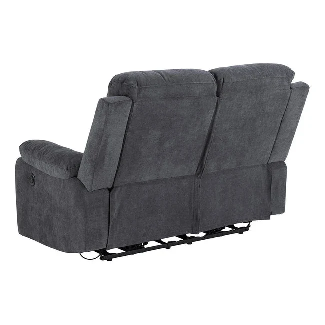 Mora 2-seter sofa, mørkegrå, recliner-funksjon - Image 3