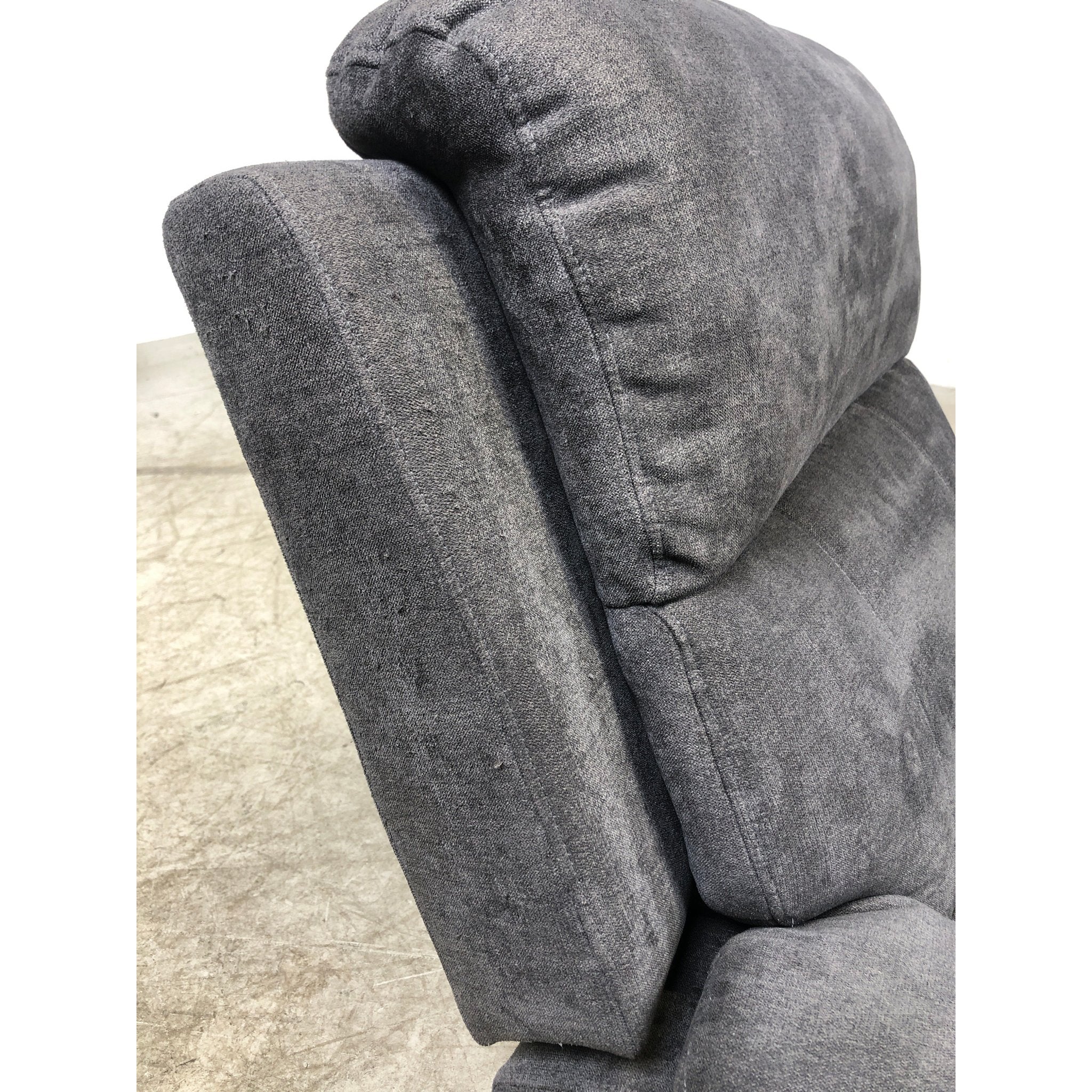 Mora lenestol i mørkegrått microfiber, recliner-funksjon - Image 5