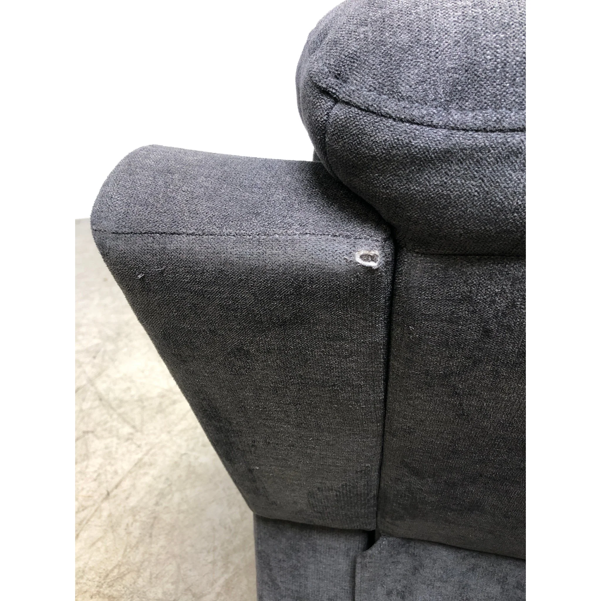 Mora lenestol i mørkegrått microfiber, recliner-funksjon - Image 6