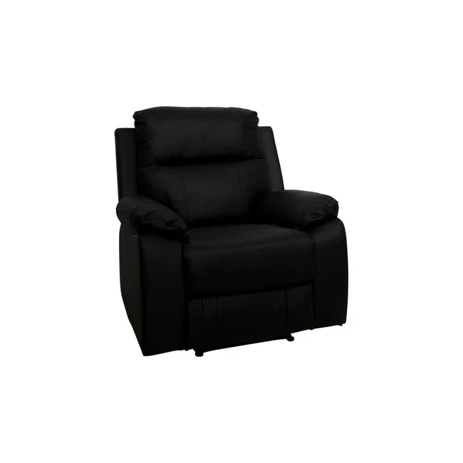 Mora recliner-lenestol, sort Hud/PU