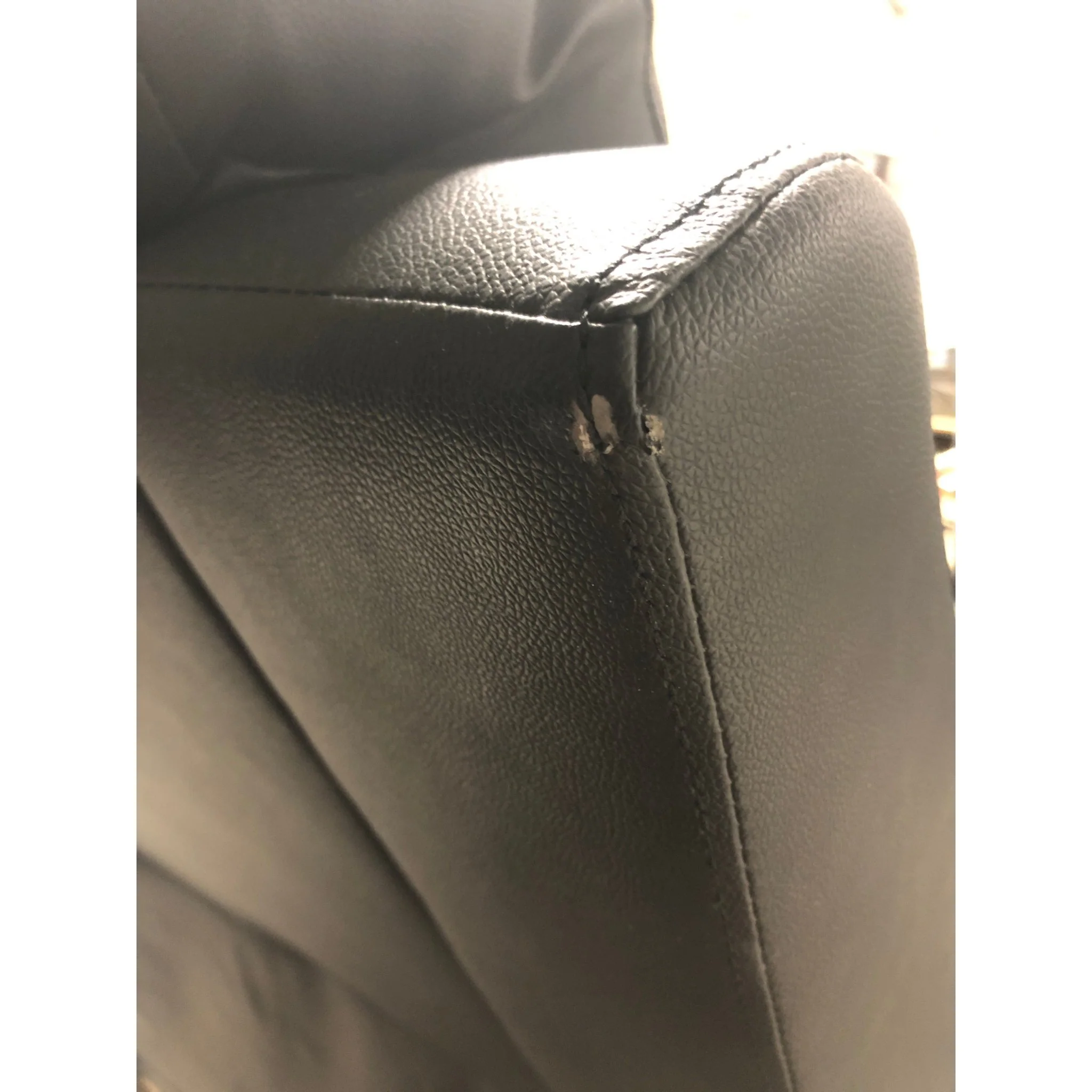 Mora Reclinerstol - Sort Hud/PU - Image 4