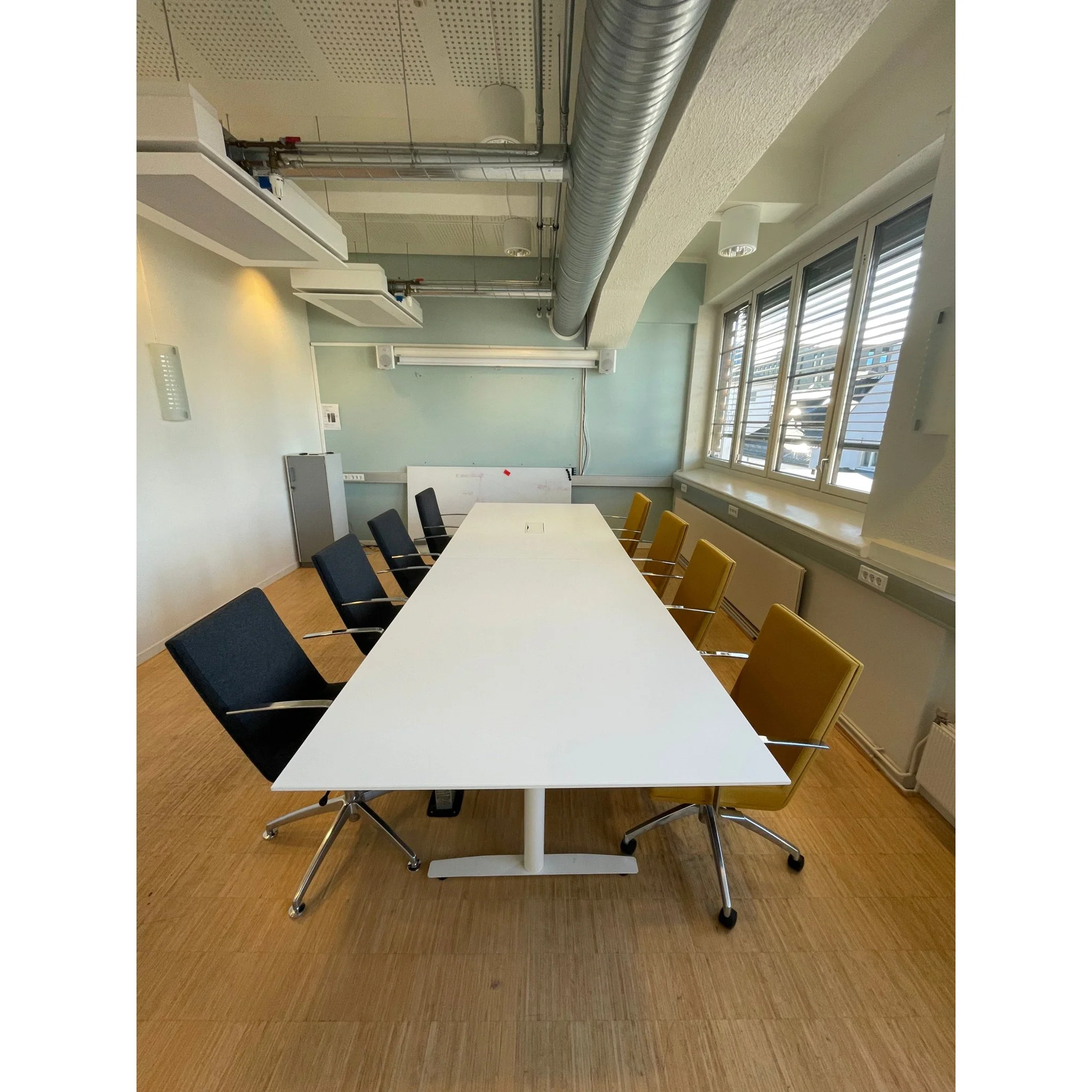 Møtebord fra EFG, hvit laminat, 360x120 cm - Image 3