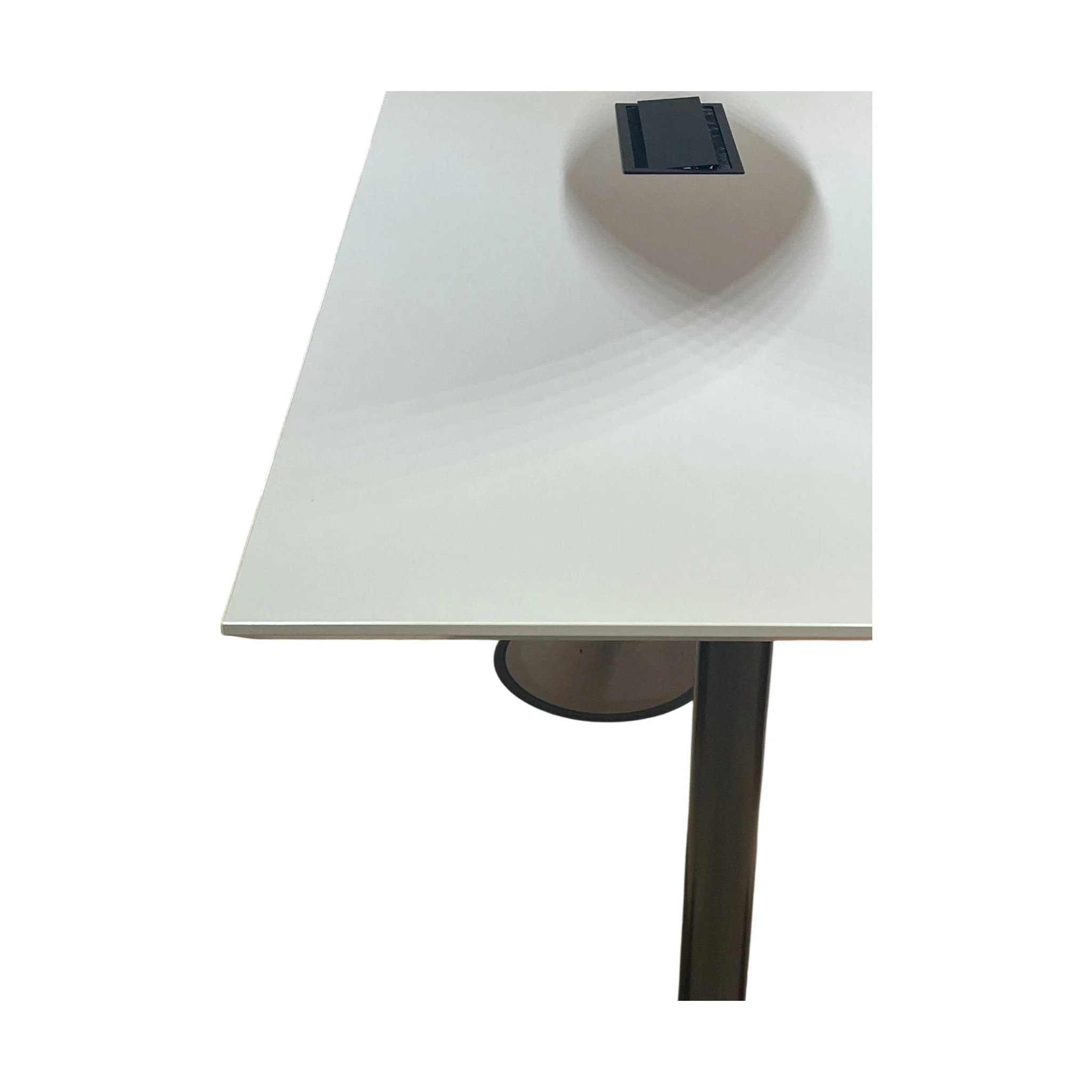 Møtebord, grå, 240x80 cm - Image 5