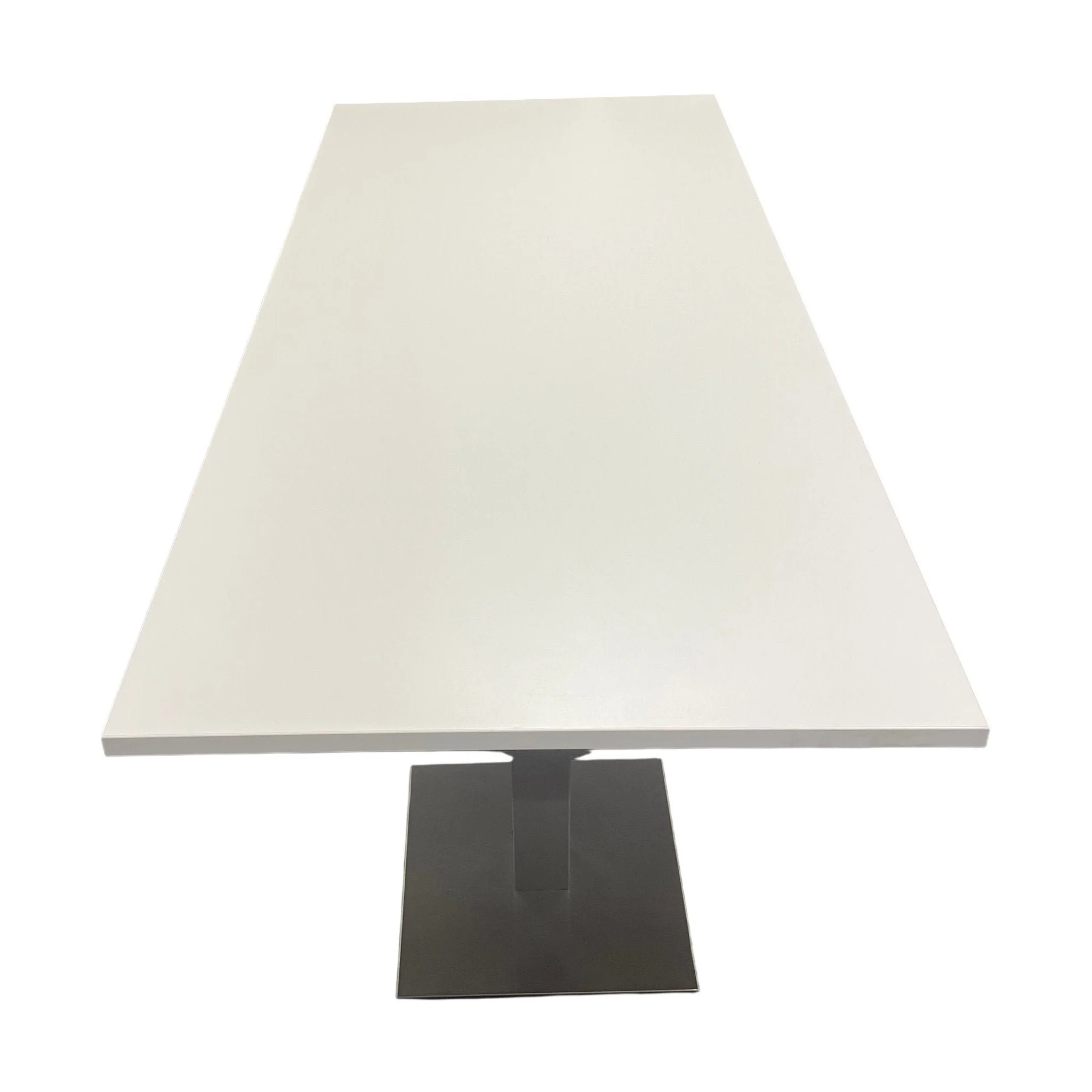 Møtebord, hvit bordplate, 180x80 cm - Image 2
