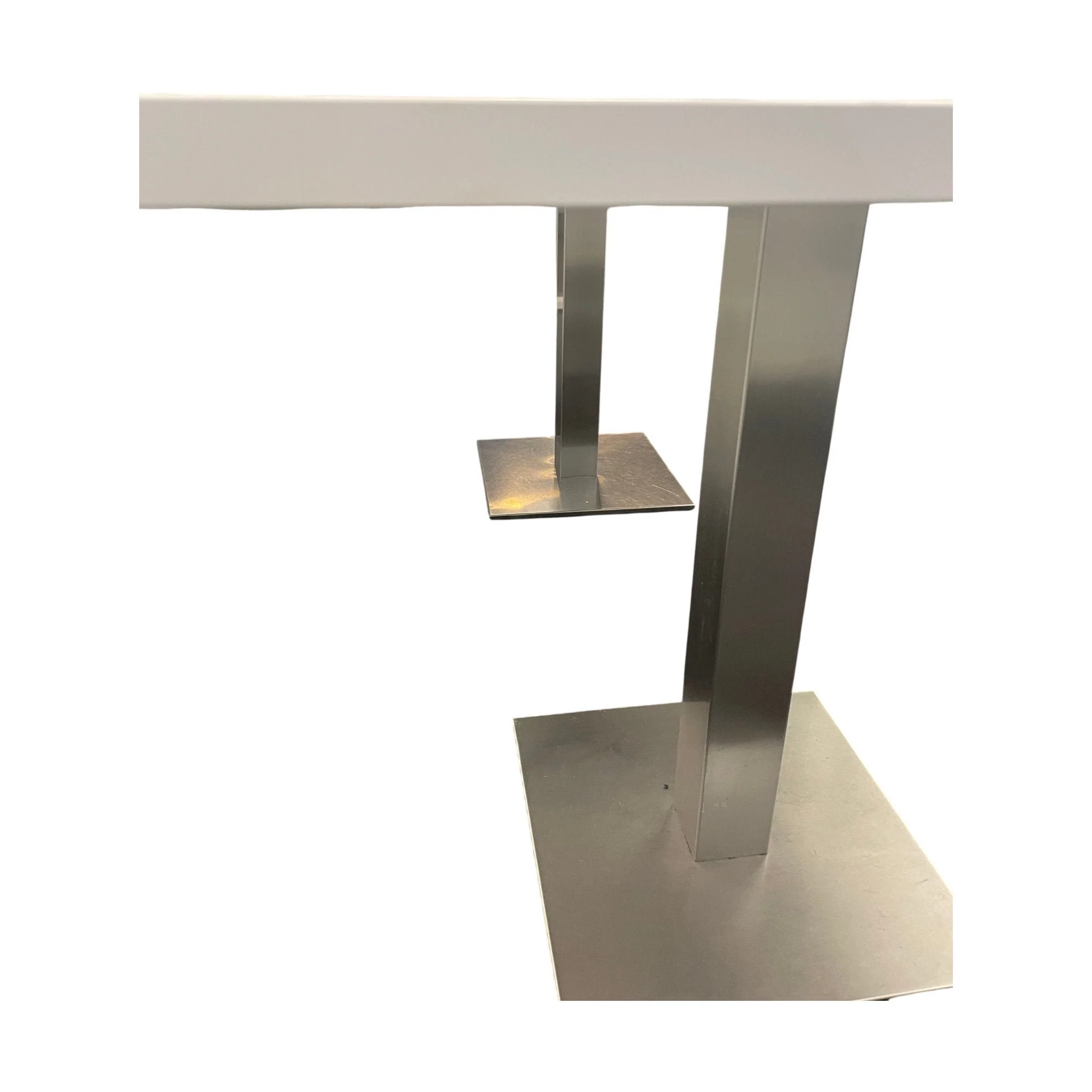 Møtebord, hvit bordplate, 180x80 cm - Image 5