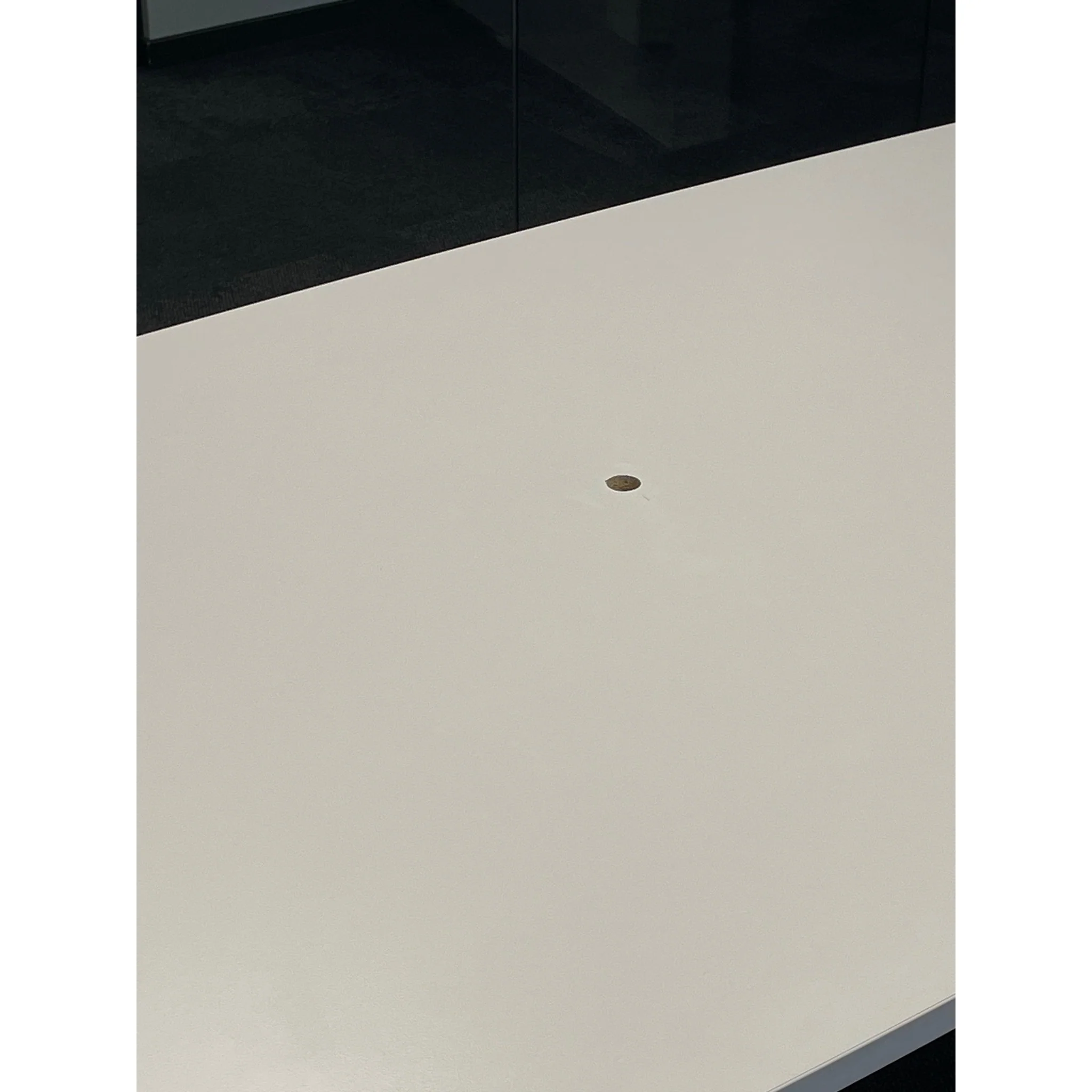 Møtebord, hvit bordplate, 230x90 cm - Image 7