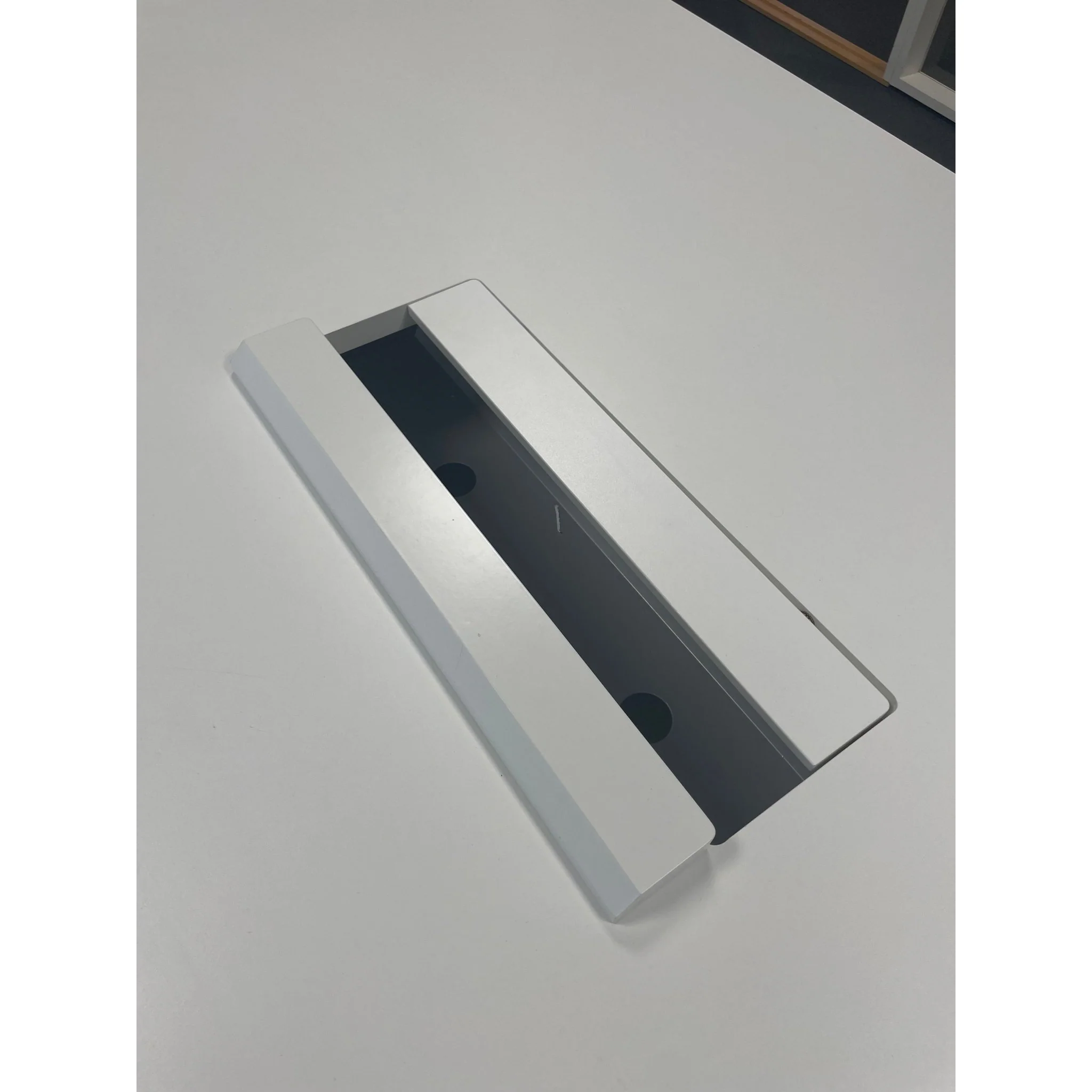 Møtebord, hvit laminat, 220x120 cm - Image 4