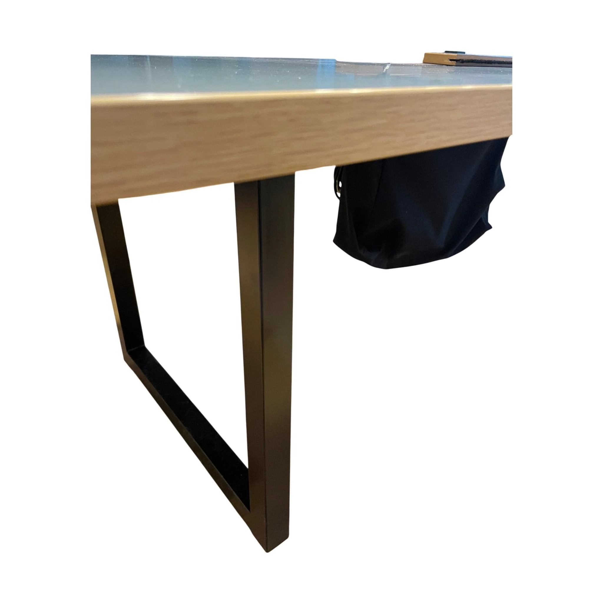 Møtebord, mørk grå, 480x120 cm - Image 7