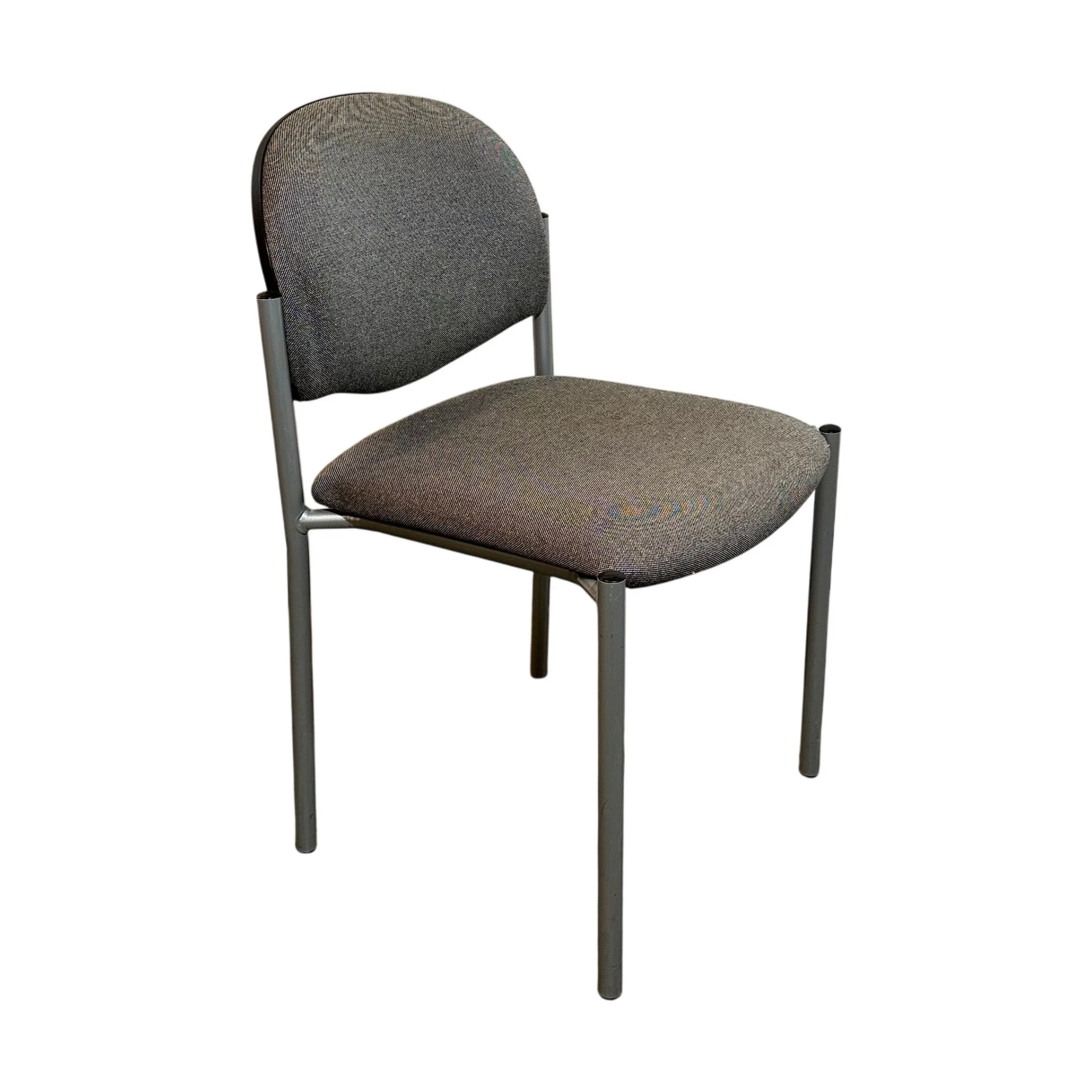 Møtestol i grå tekstil - Image 2