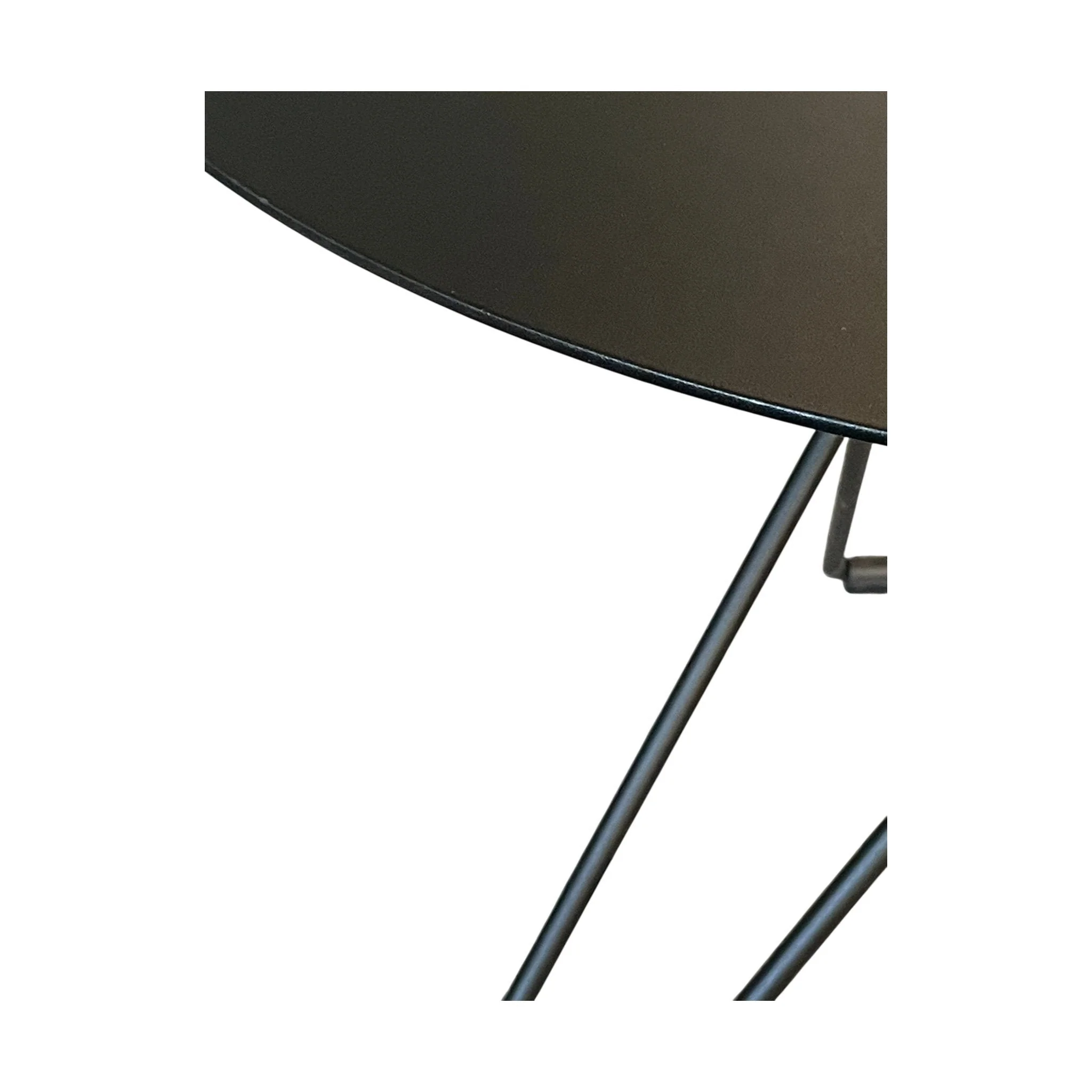 Ø60 H44 sort sidebord, metall - Image 2
