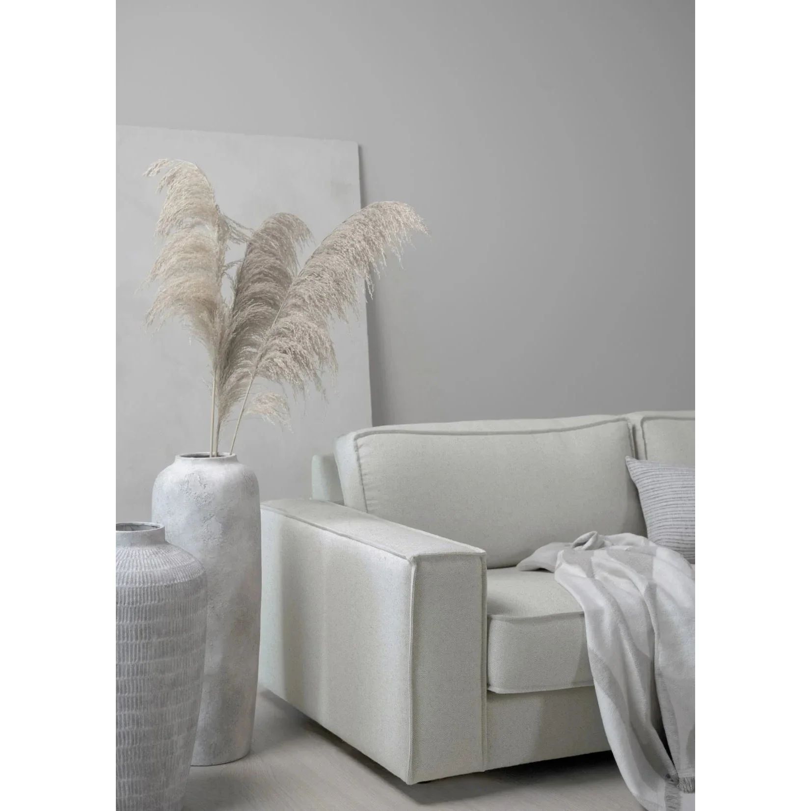 Olivia, Forms & Objects, 3 seter sofa natur - 222x95x79 cm - Image 6