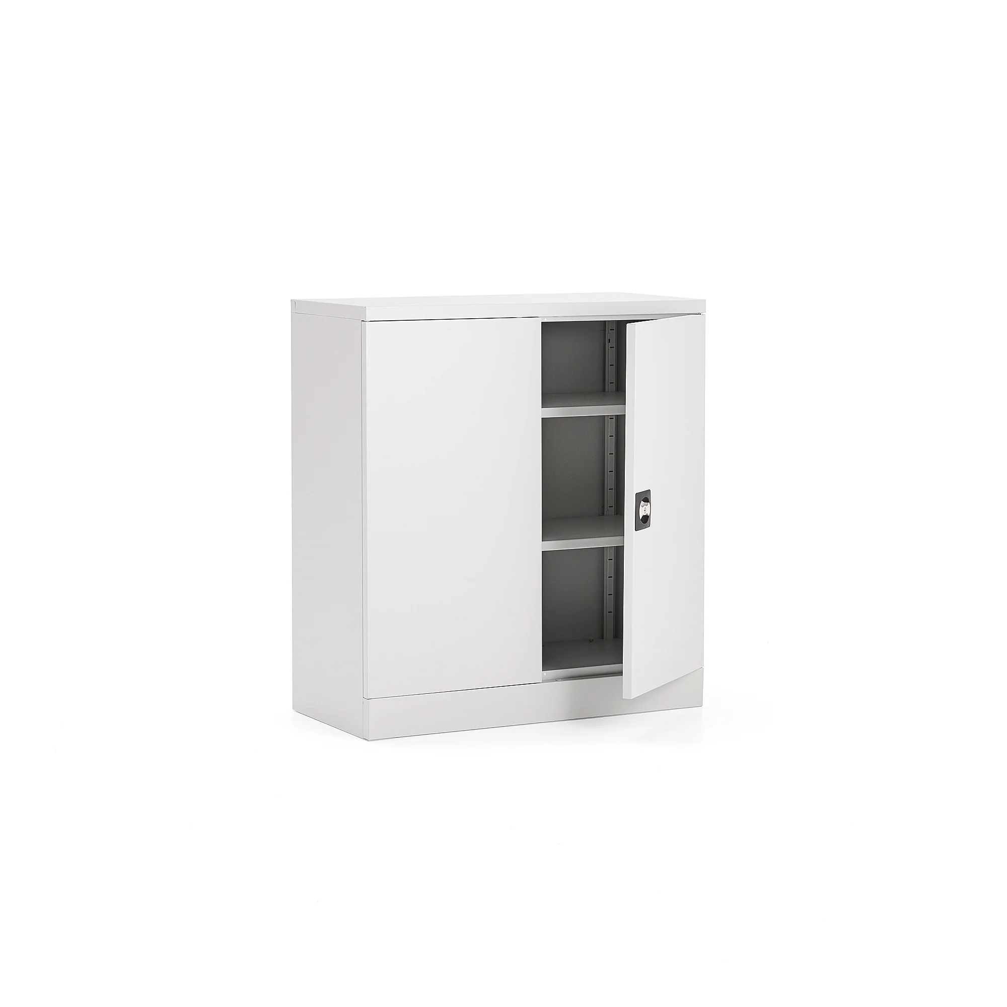 Oppbevaringsskap CLICK, flatpakket, H1000 B916 D422 mm, grÄ