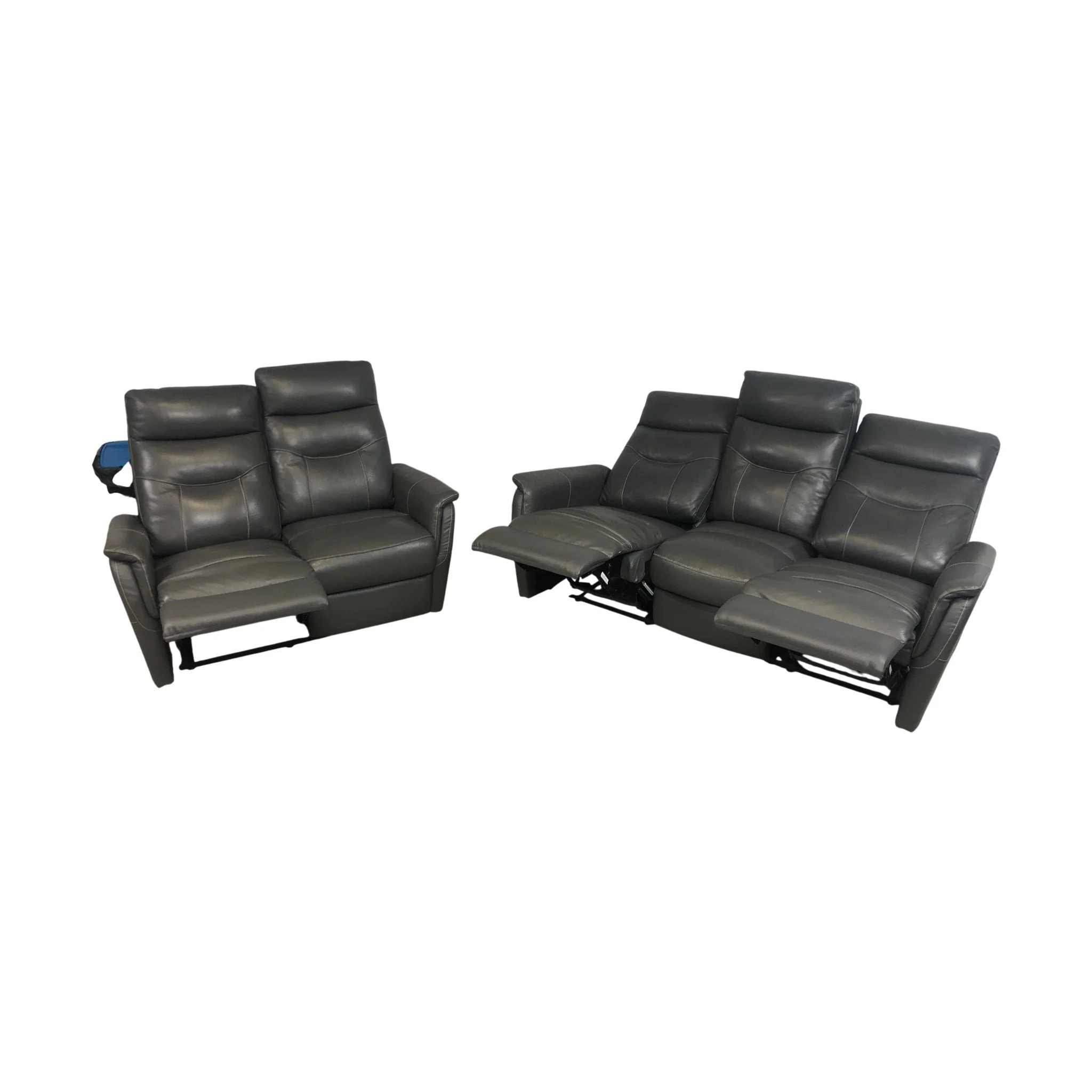 Orlando 2- og 3-seter sofagruppe, hud/PVC manuell recliner - Image 8
