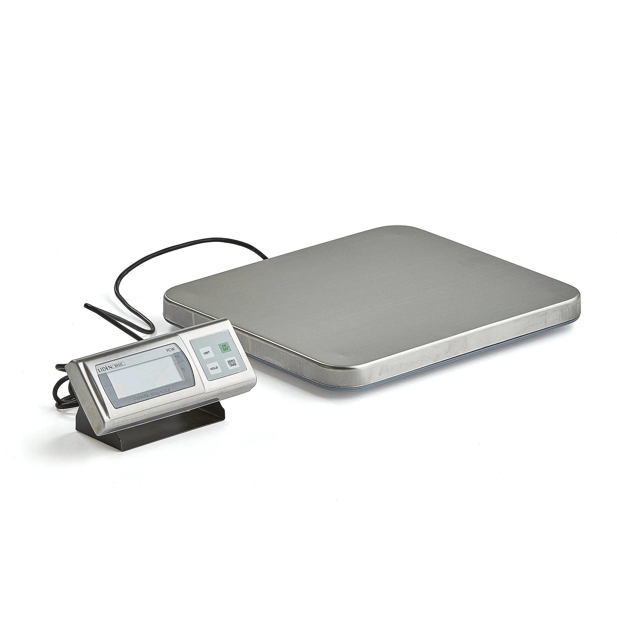 Pakkevekt, 30 kg, 20 g deling fra AJ Produkter