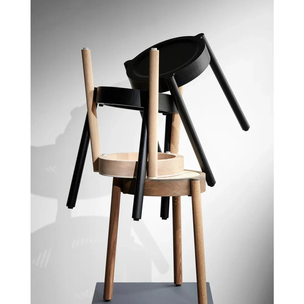 Pal krakk fra Northern i svart malt eik, 37x37x46cm - Image 2