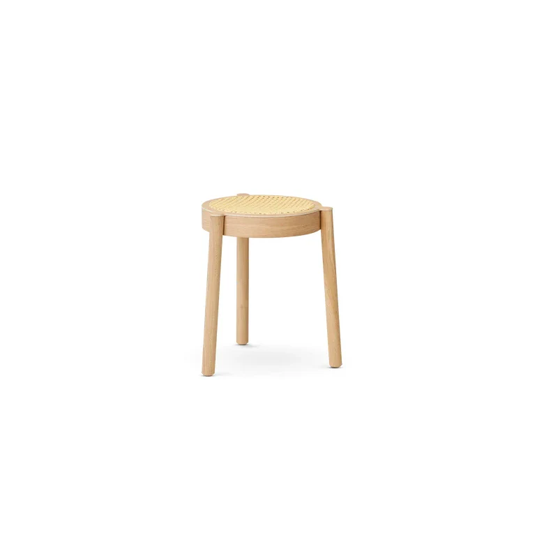 Pal stool fra Northern – lys oljeovertrekk, 37x37x46 cm
