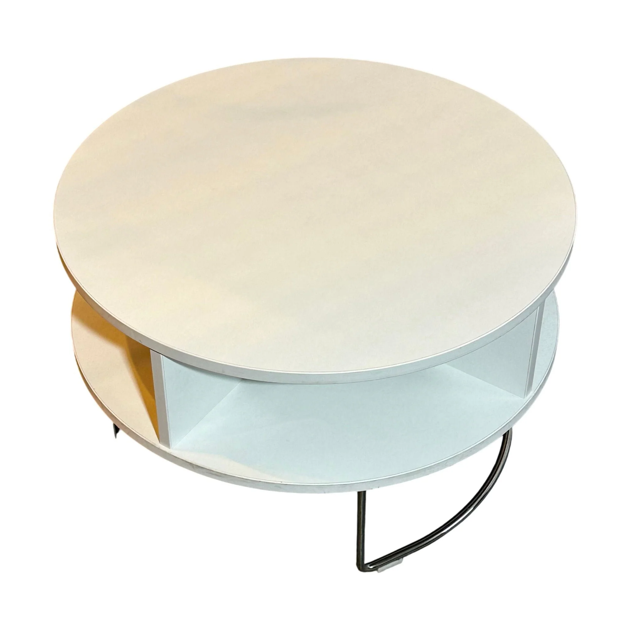 Pivot sidebord fra VAD, hvit, Ø67 cm, h43 cm - Image 2